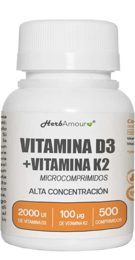 VITAMINE D3 K2 (Stock Pour 1 an et 4 Mois) 500