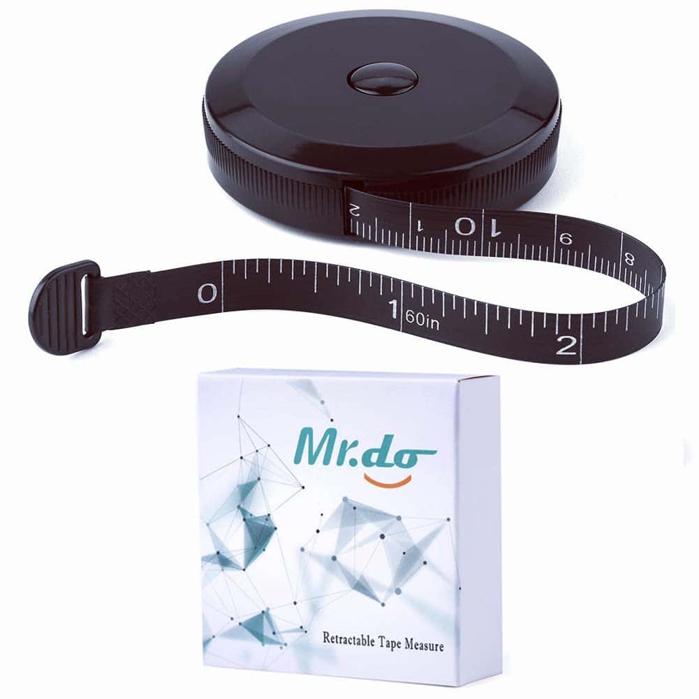Mr.do Maßband Körper Schneidermaßband Einziehbar 150 cm /