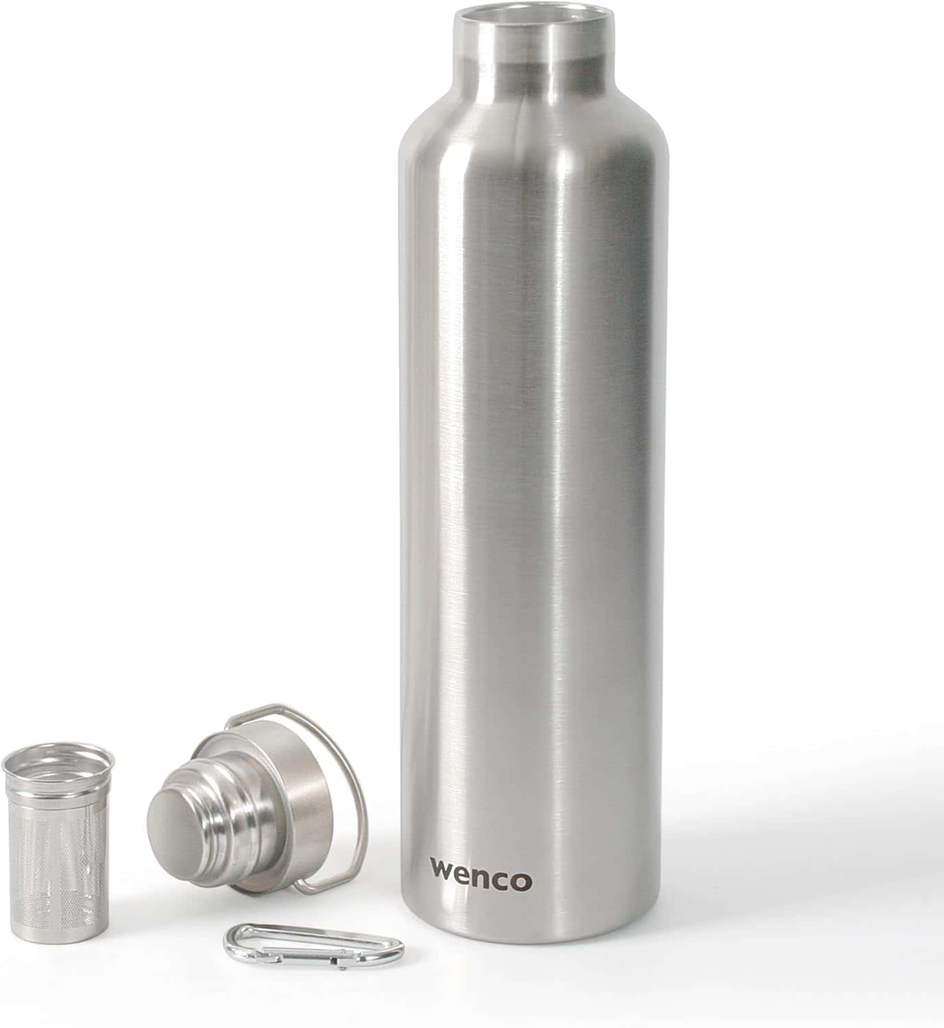 wenco Trinkflasche Edelstahl 1l