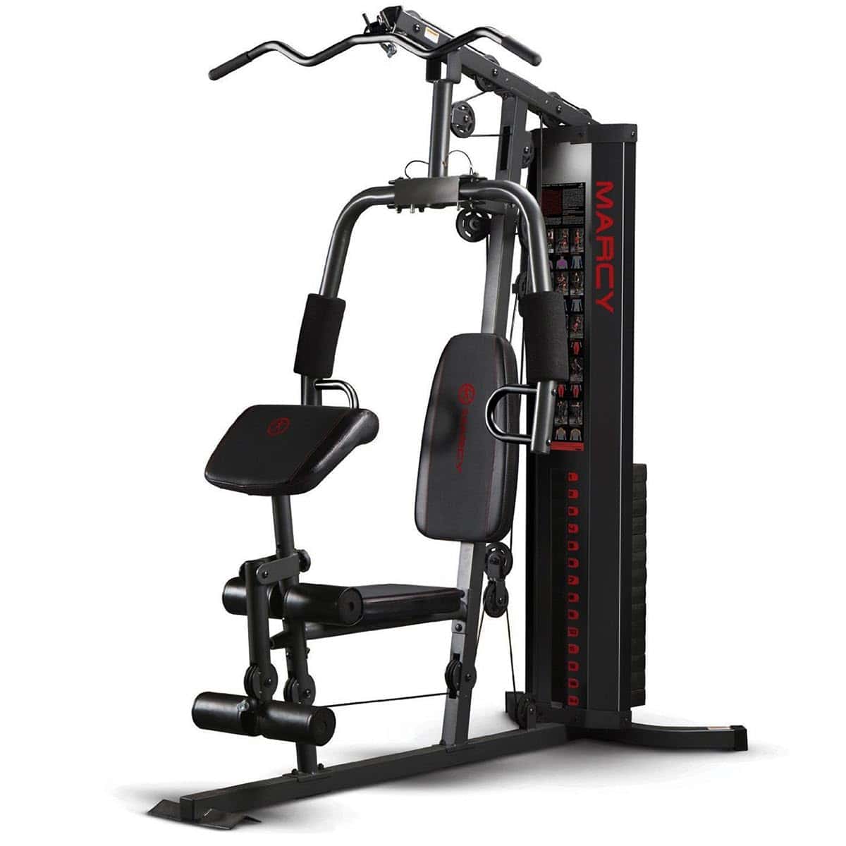 Marcy Appareil à Charges guidées Eclipse HG3000 Compact Home Gym - Tour de Poids de 68 kg