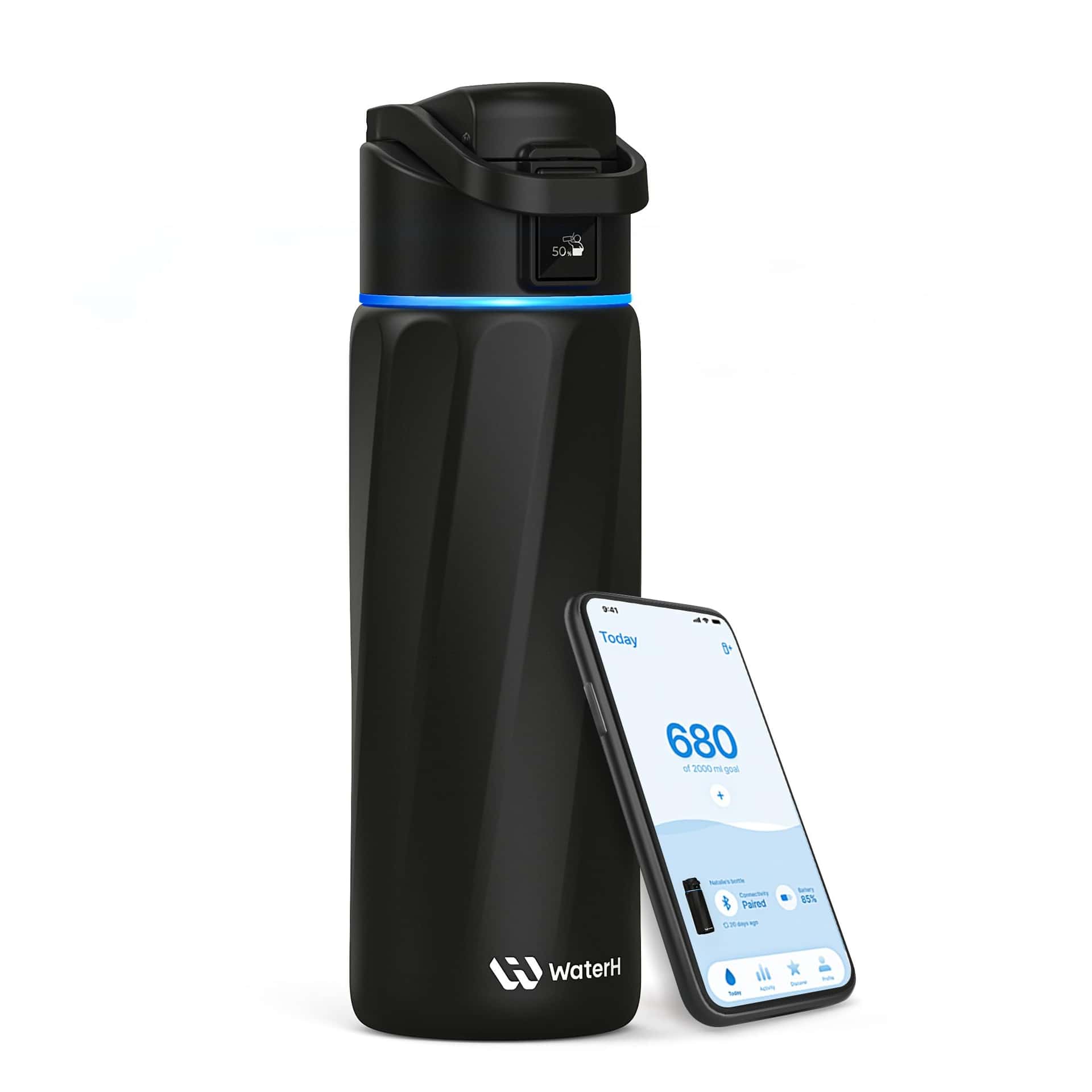 BOOST Smart Water Bottle that Reminds You to Drink, 710 ml