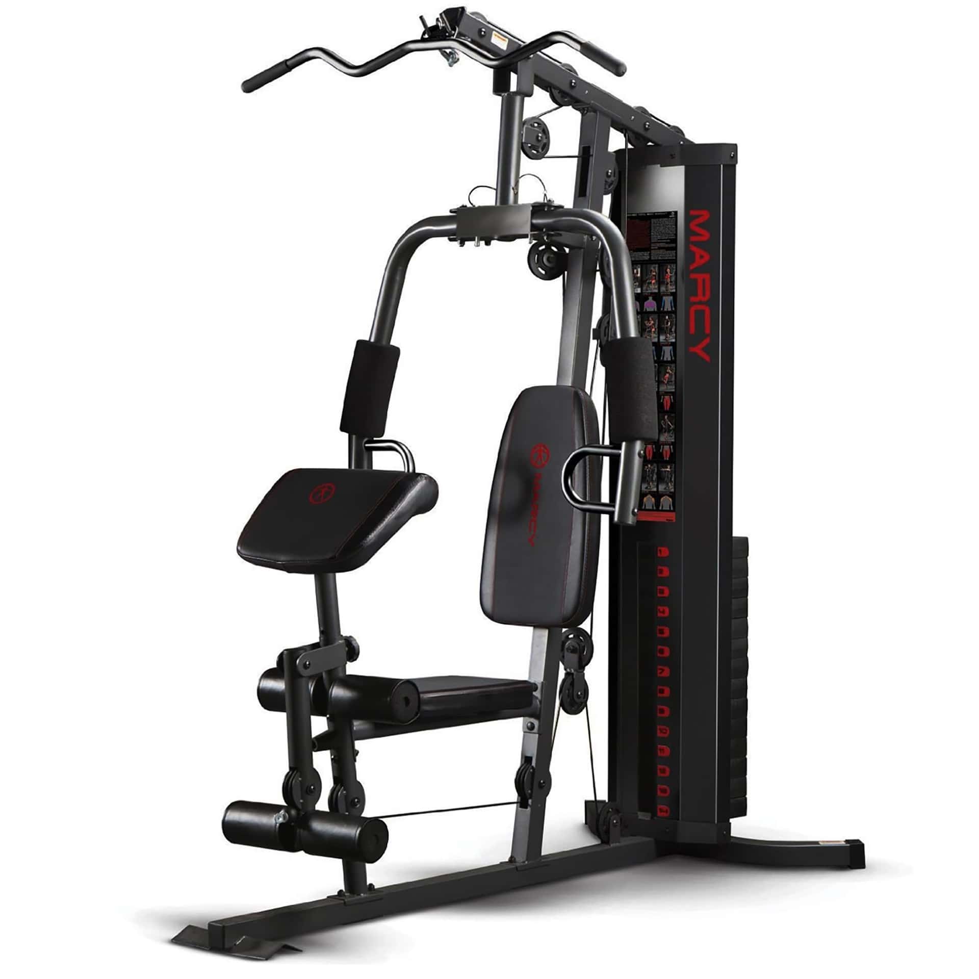 Marcy Appareil à Charges guidées Eclipse HG3000 Compact Home Gym - Tour de Poids de 68 kg