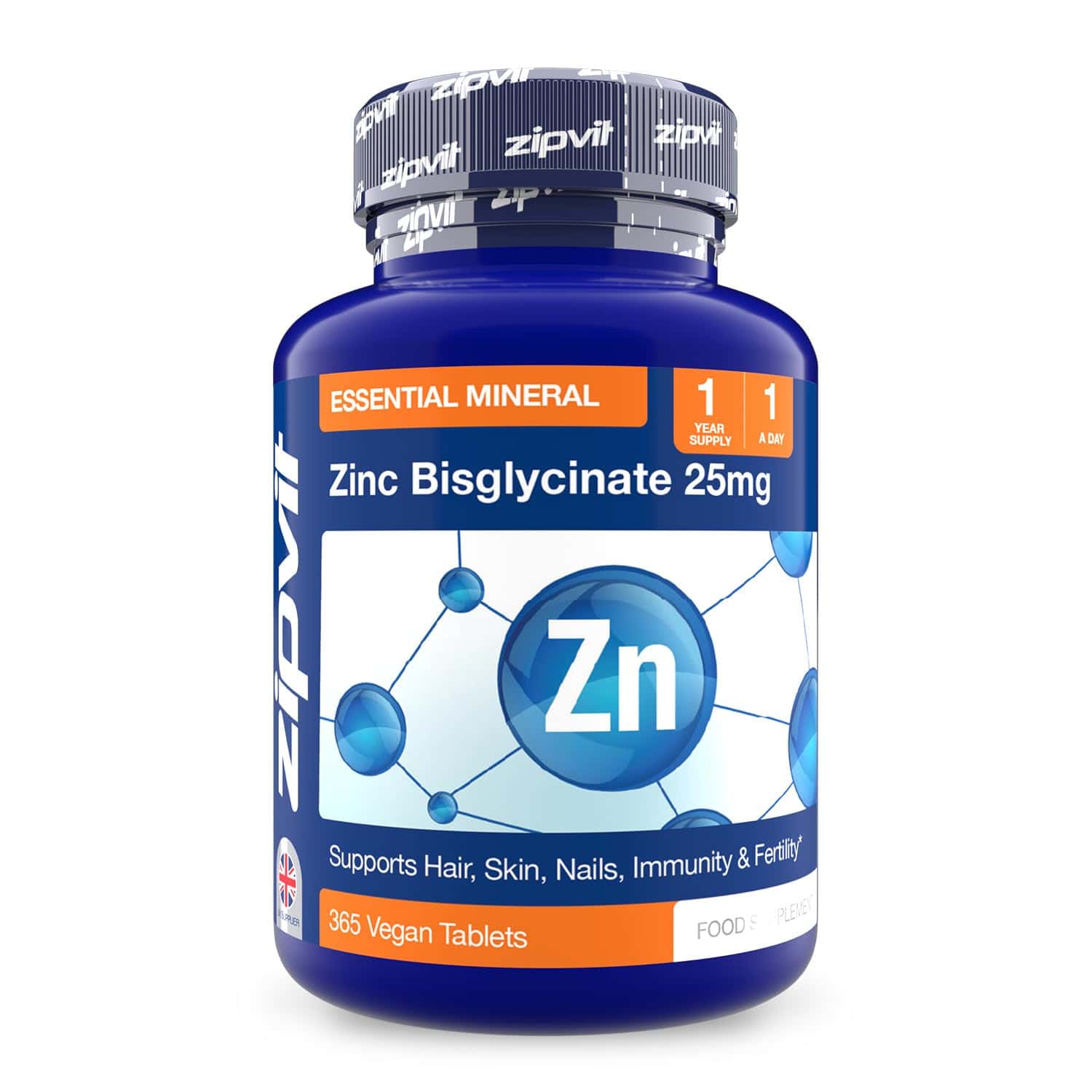 Zipvit Zinc Tablets 25mg