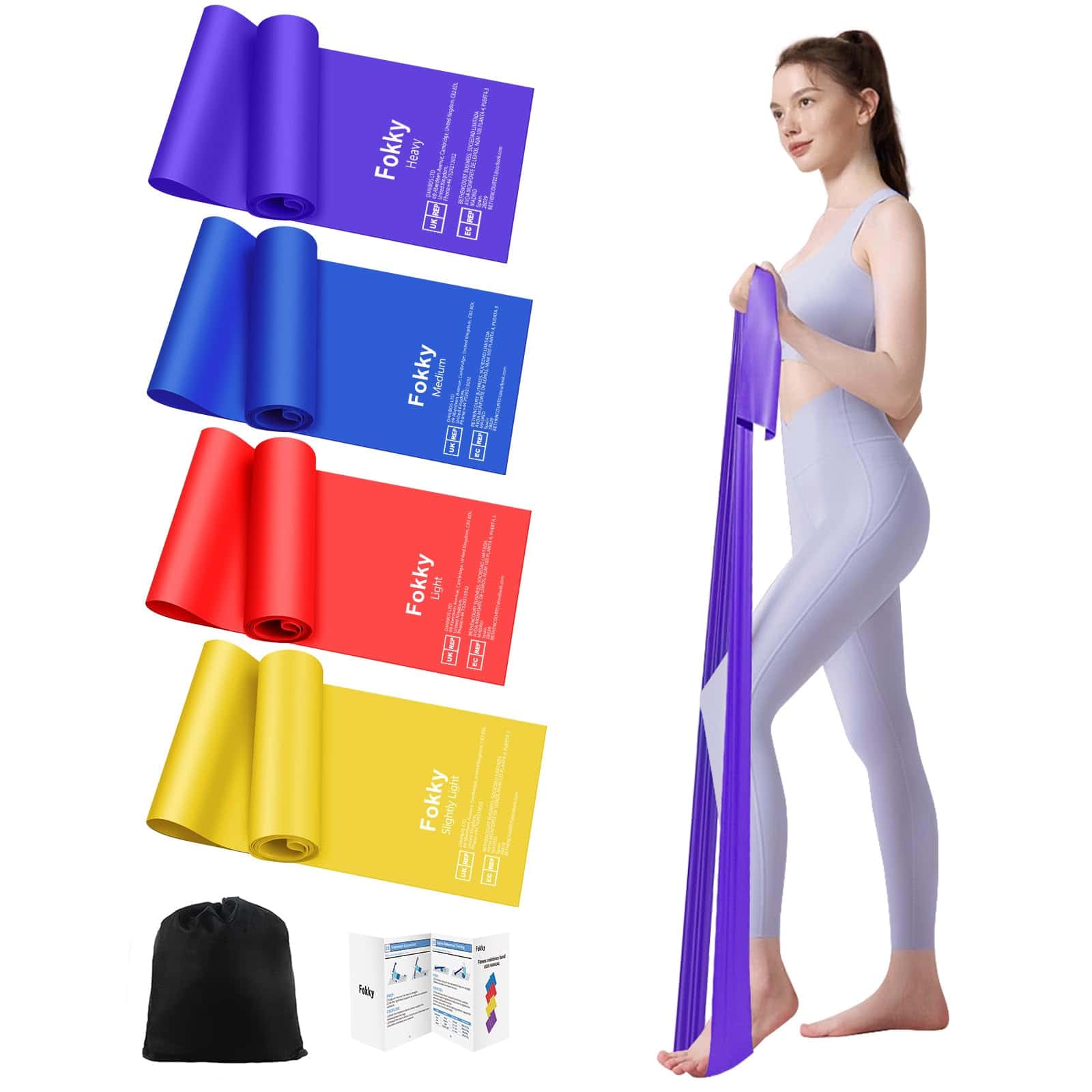 Fokky Elastici Fitness [Set di 4]