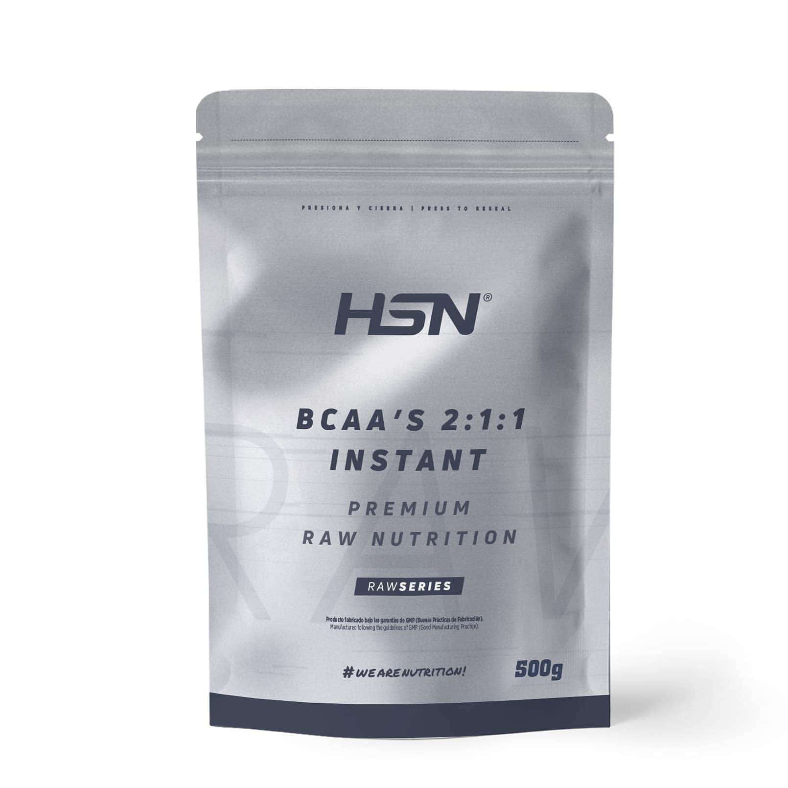 HSN BCAA’s Instantáneos 2:1:1 en Polvo | Sin Sabor 500g