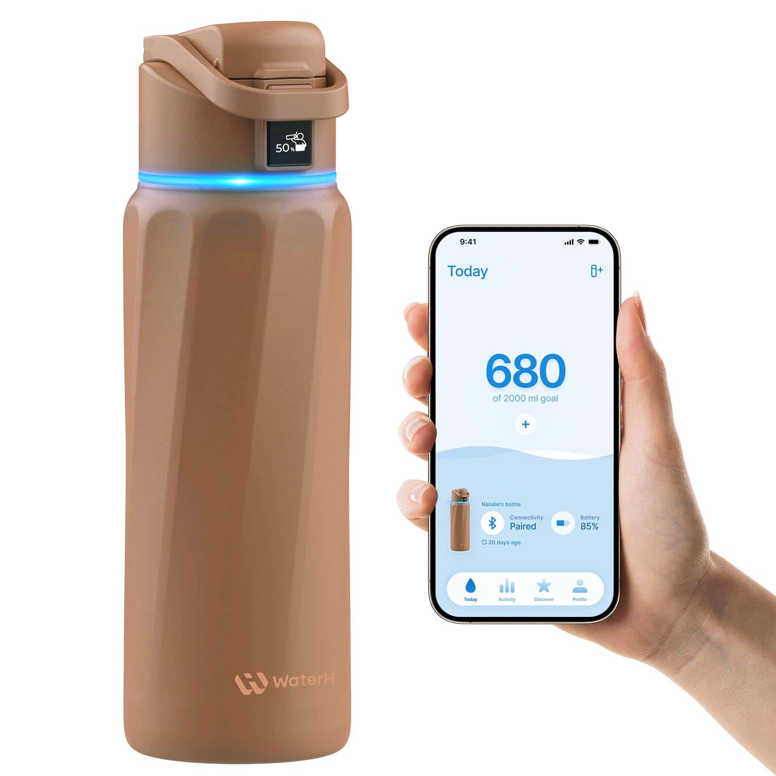 BOOST Smart Water Bottle with Reminder & Tracker
