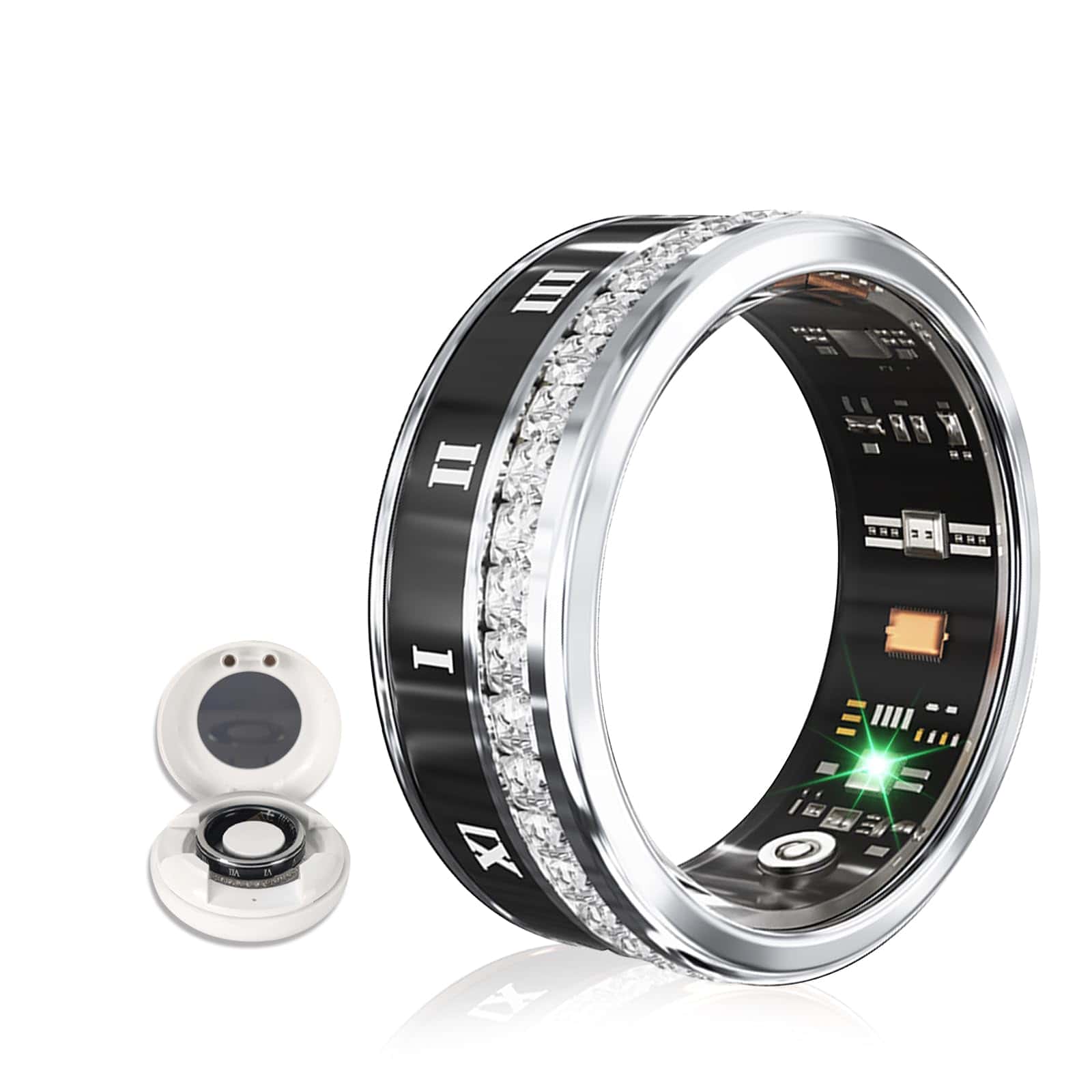 Lozltx Smart Ring & Inklusive Ladefach【JZ5.2-Chip & 0%