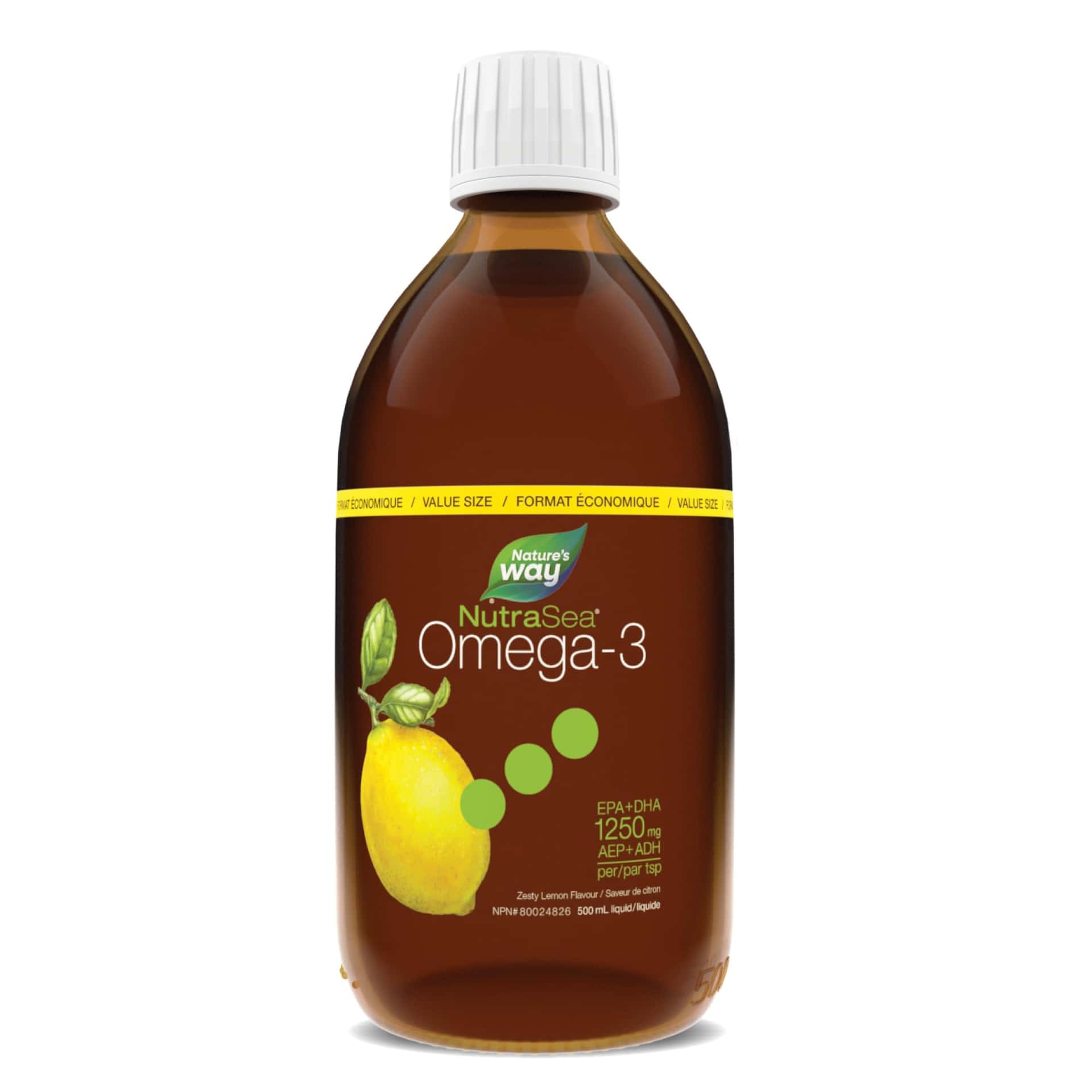 Nature's Way NutraSea Omega 3 Fish Oil Liquid Supplement