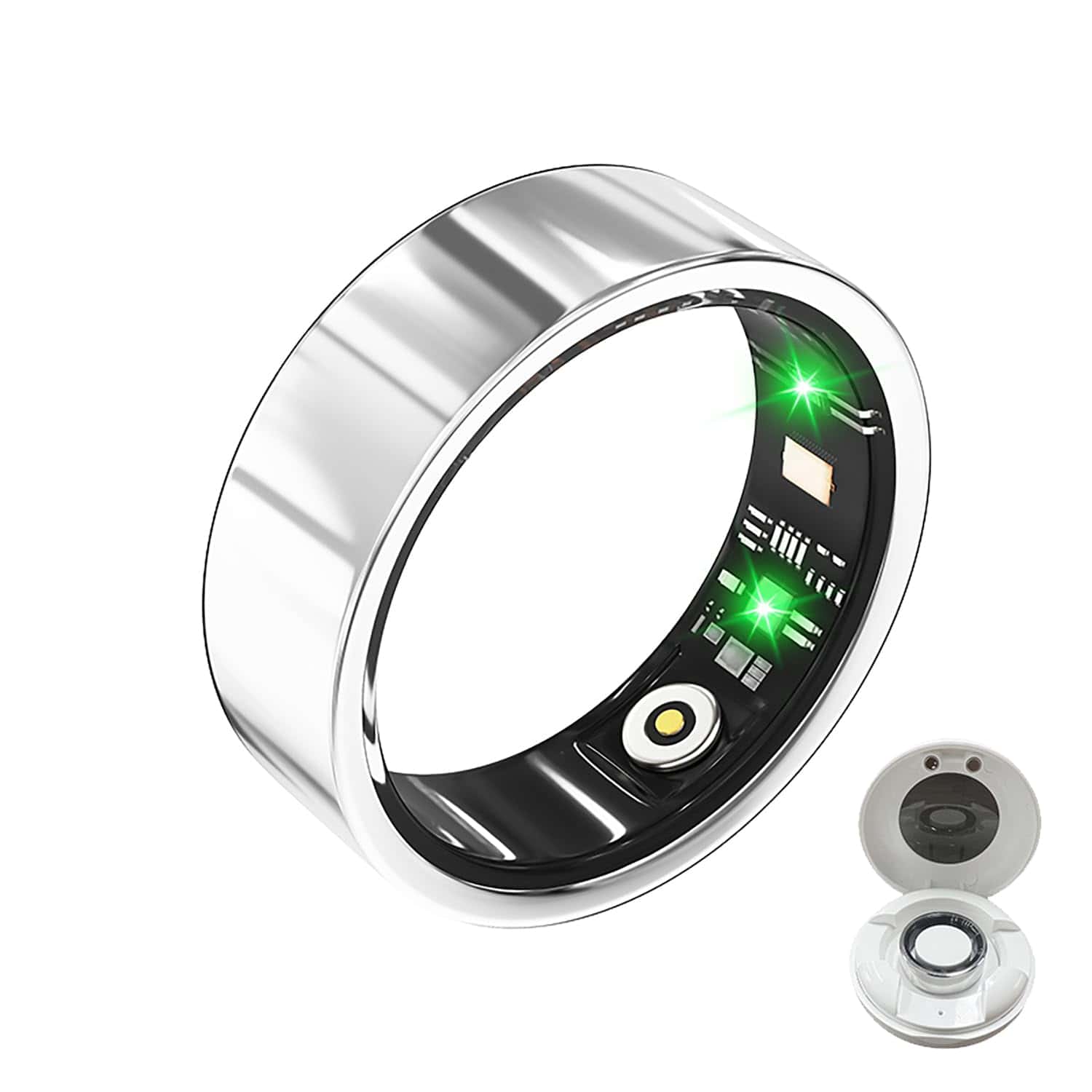 LONGLU Anillo inteligente para hombres y mujeres