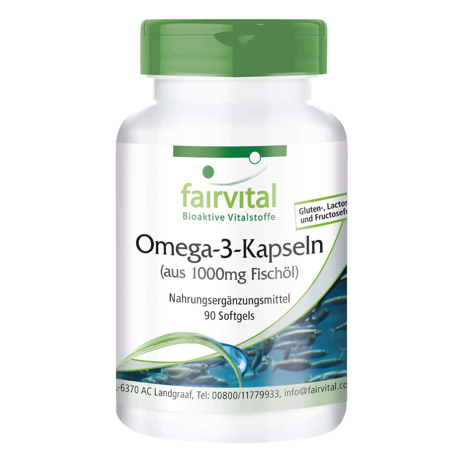 fairvital Omega-3-capsules van 1000mg