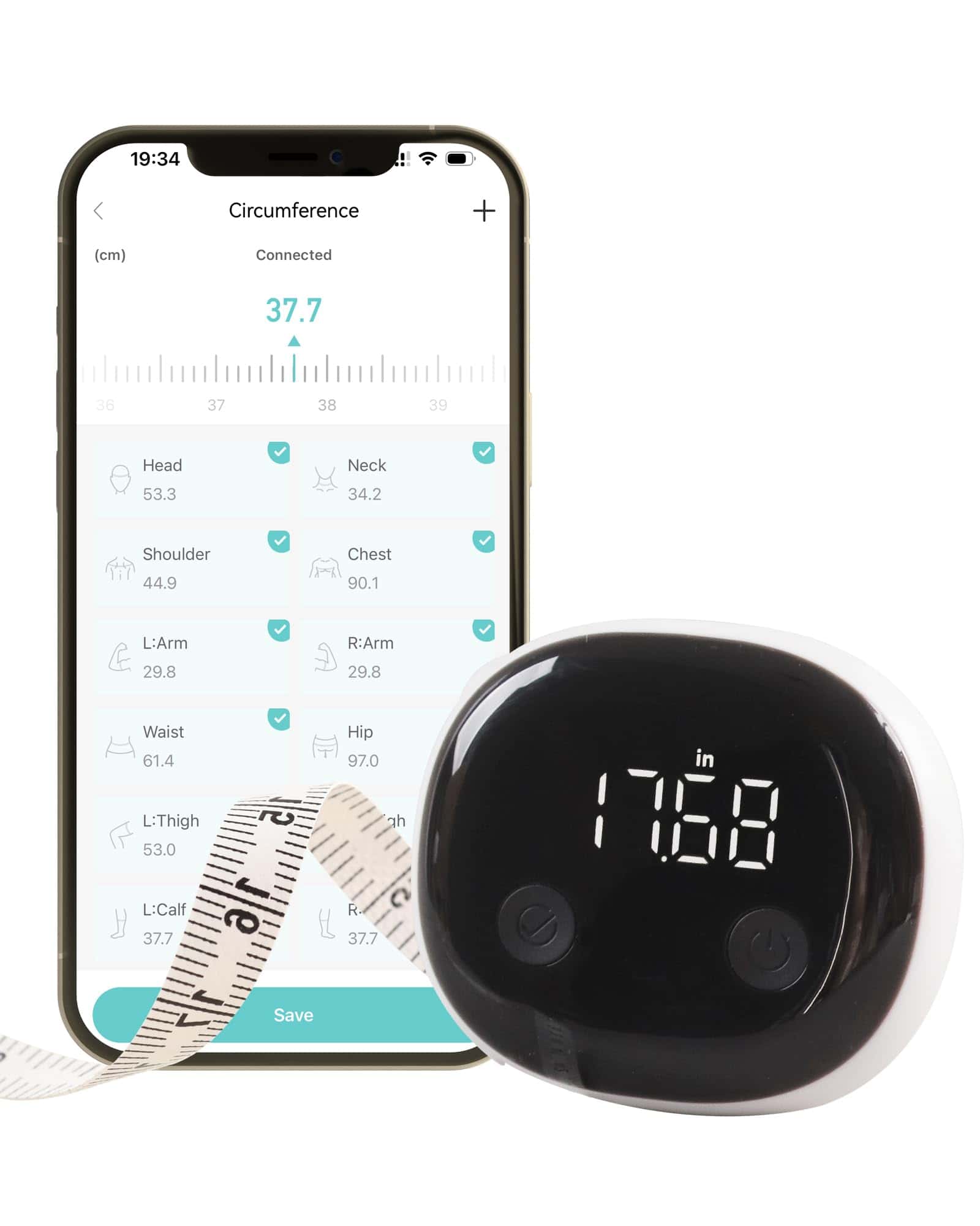 Gdncbm Smart Body Measuring Tape