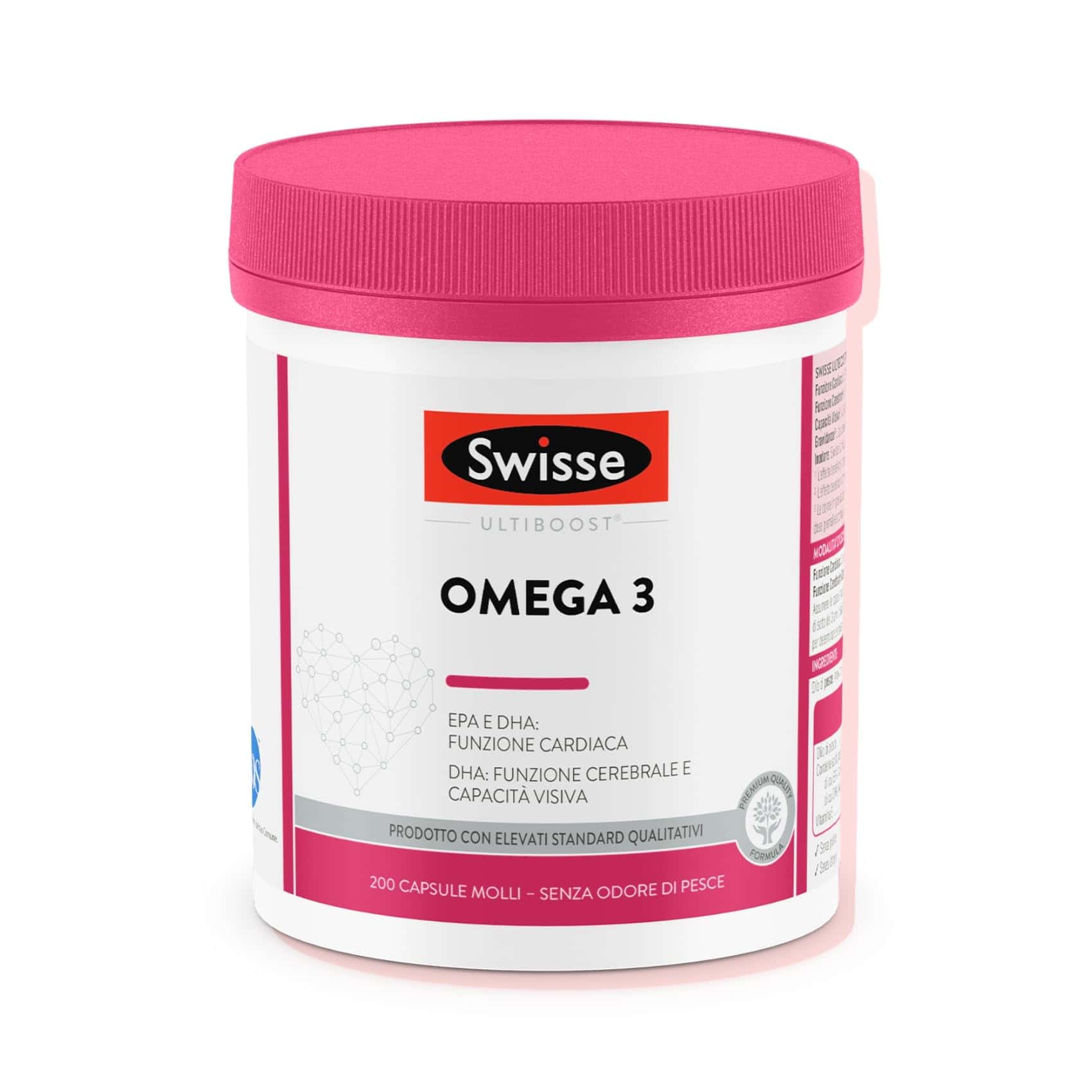 SWISSE - Integratore Omega 3 IFOS 5 Stelle, 200 Capsule