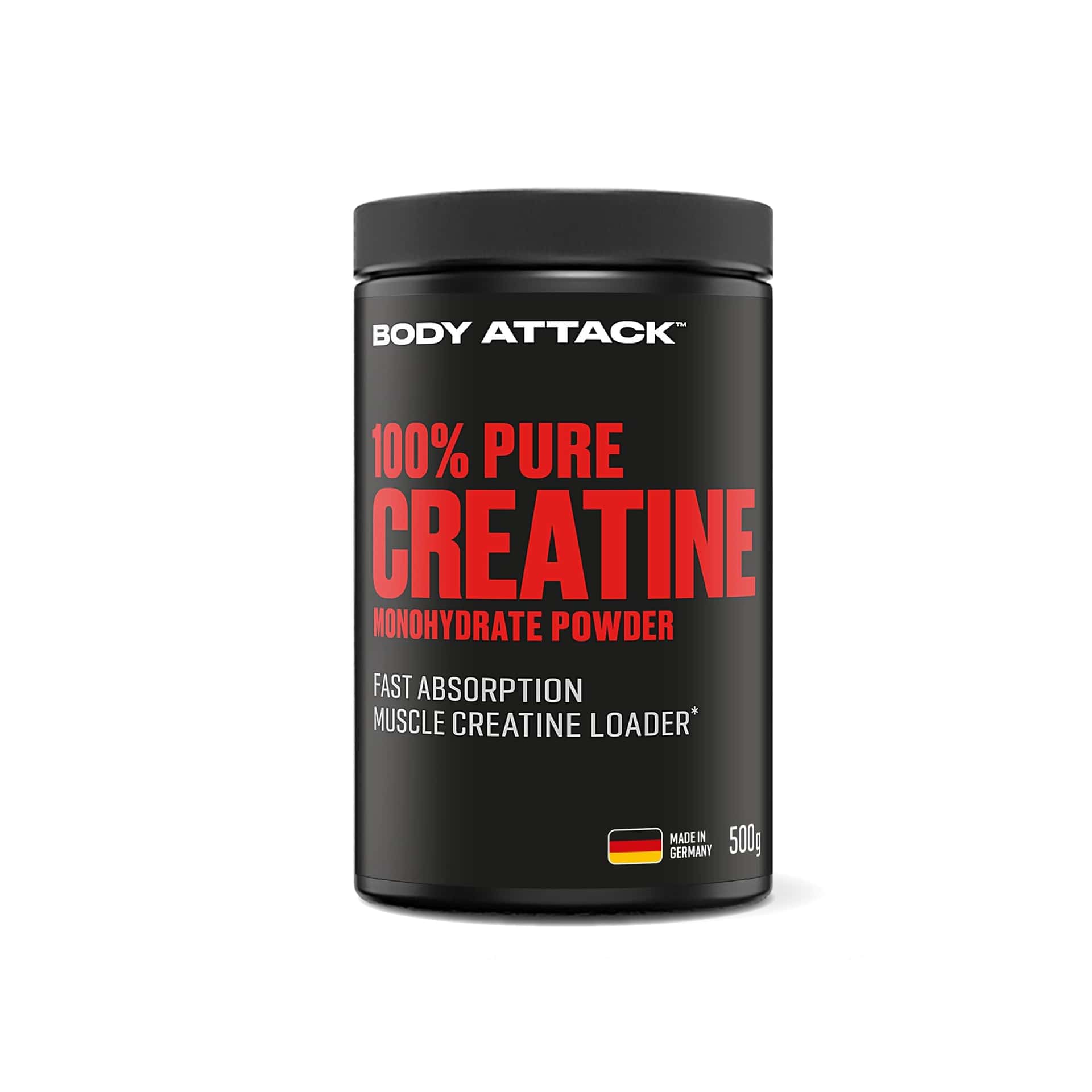 Body Attack Creatin Monohydrat Pulver 500 g