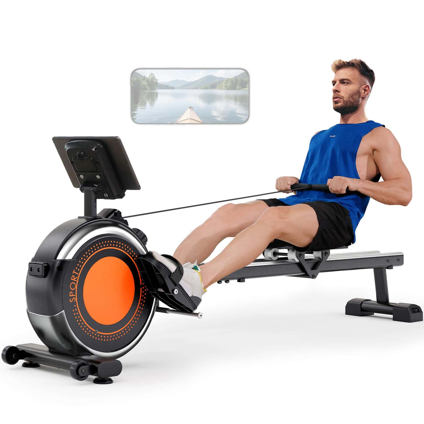 Dripex Rudergerät für Zuhause, Rudergeräte bis 160 kg