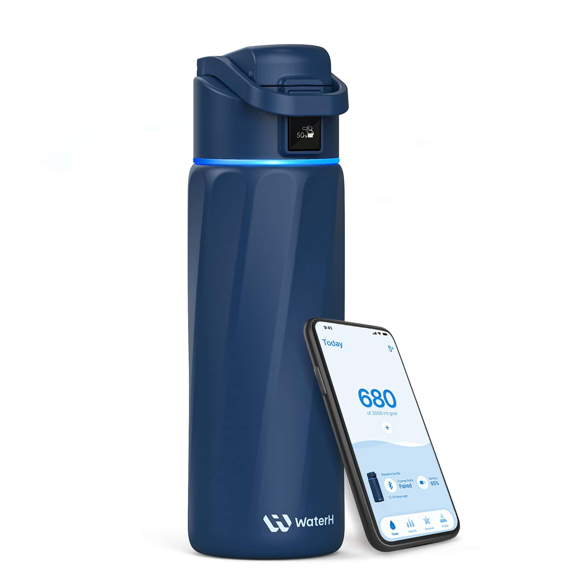 BOOST Smart Water Bottle that Reminds You to Drink, 710 ml