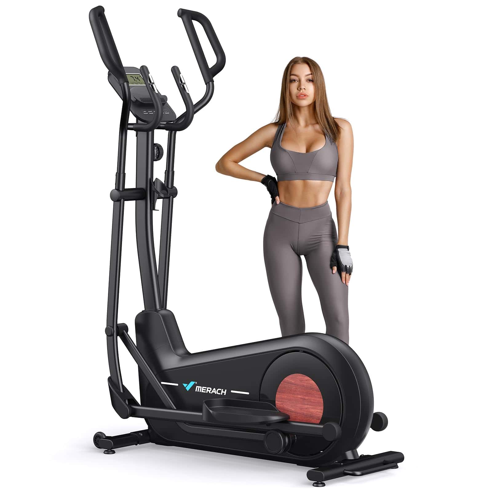 MERACH Crosstrainer für Zuhause mit 47 cm Schrittlänge