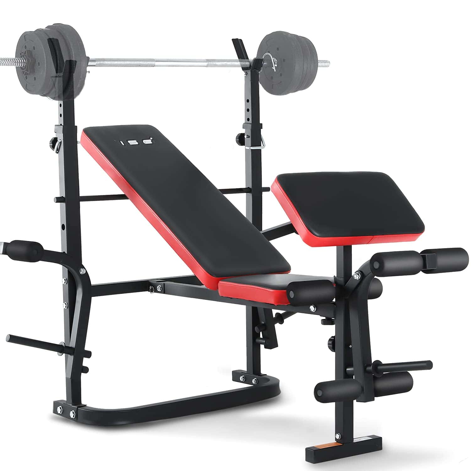 ISE Banco de Musculación Multifuncional Inclinable para