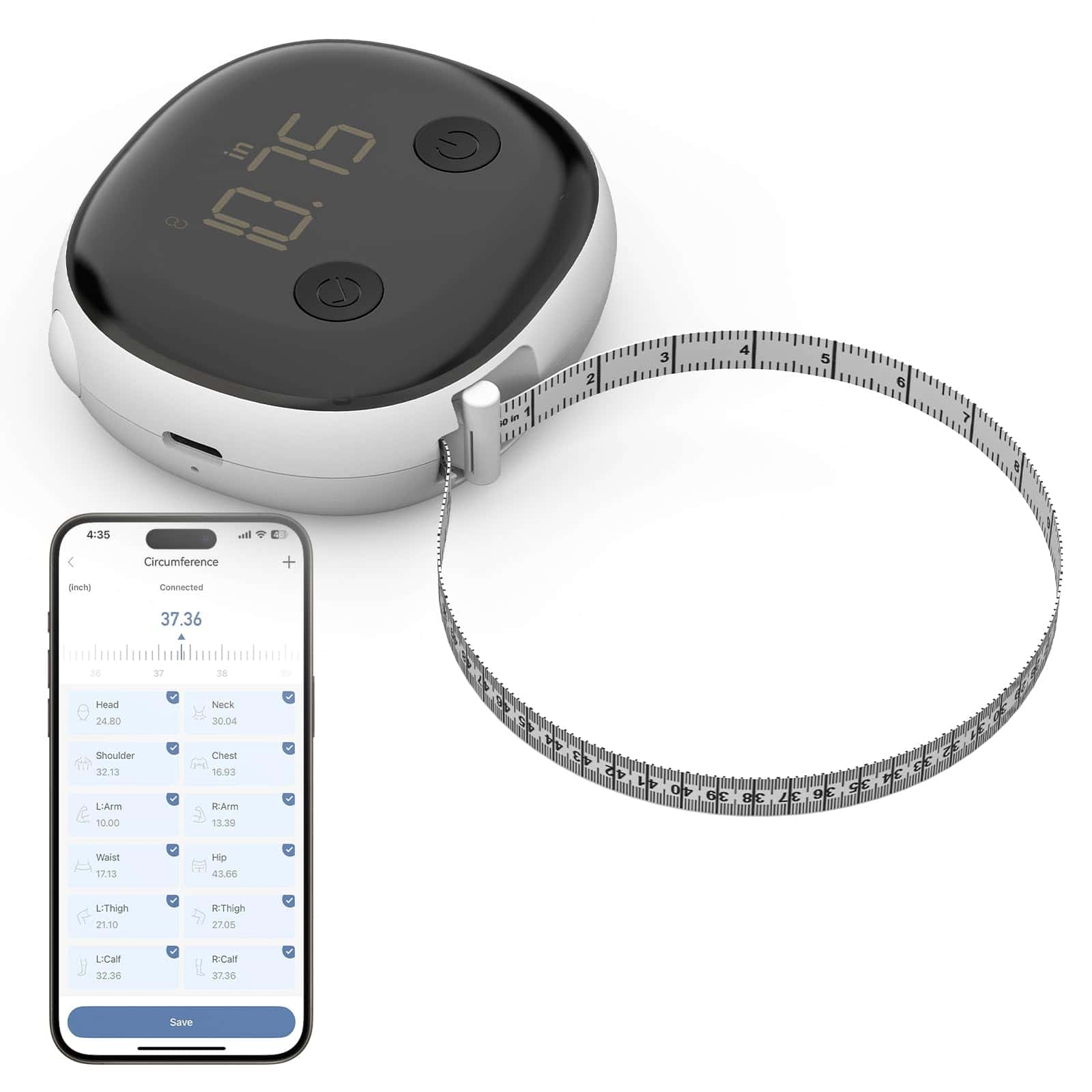 Maßband Körper Smart Körpermassband