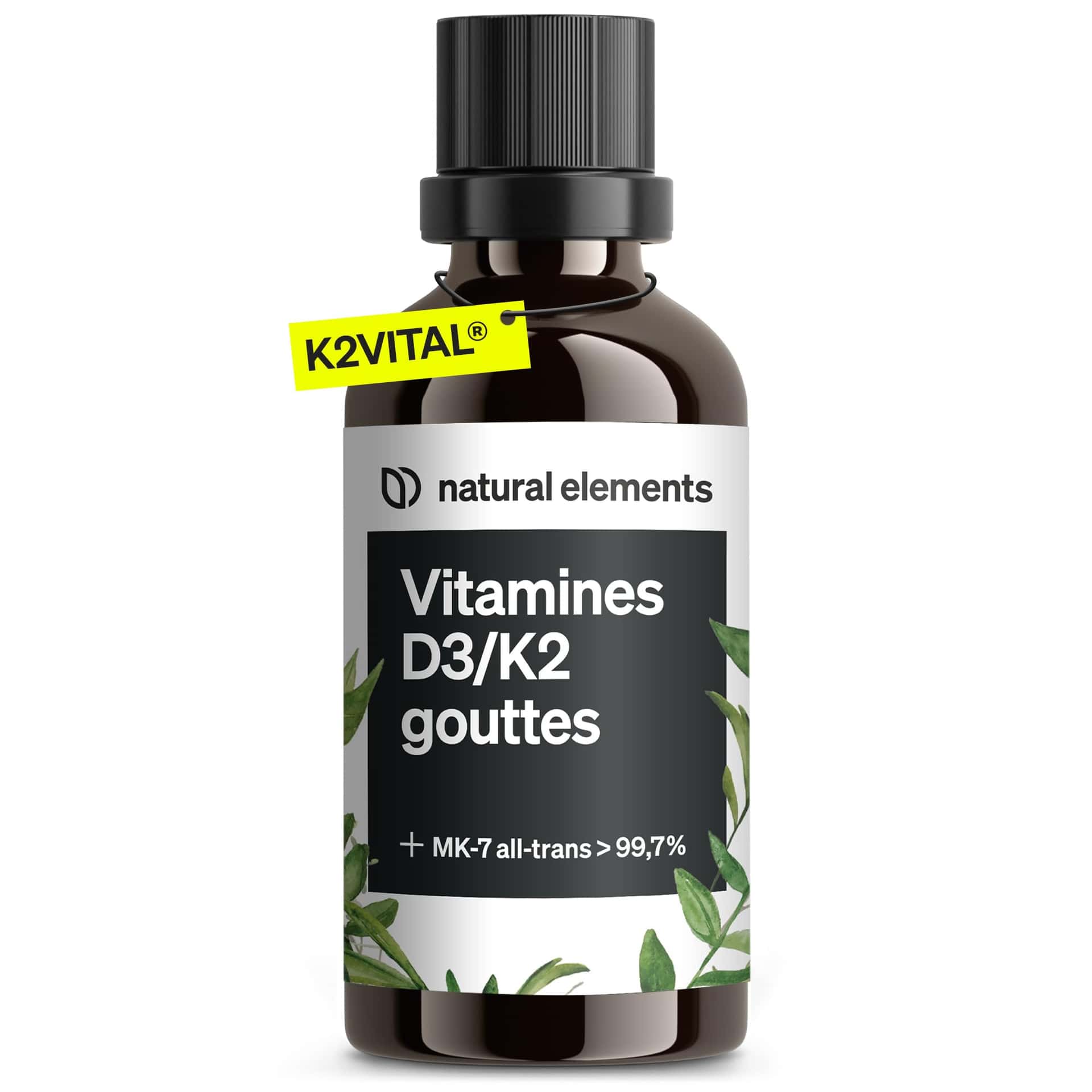natural elements Vitamin D3 + K2 Tropfen 50ml