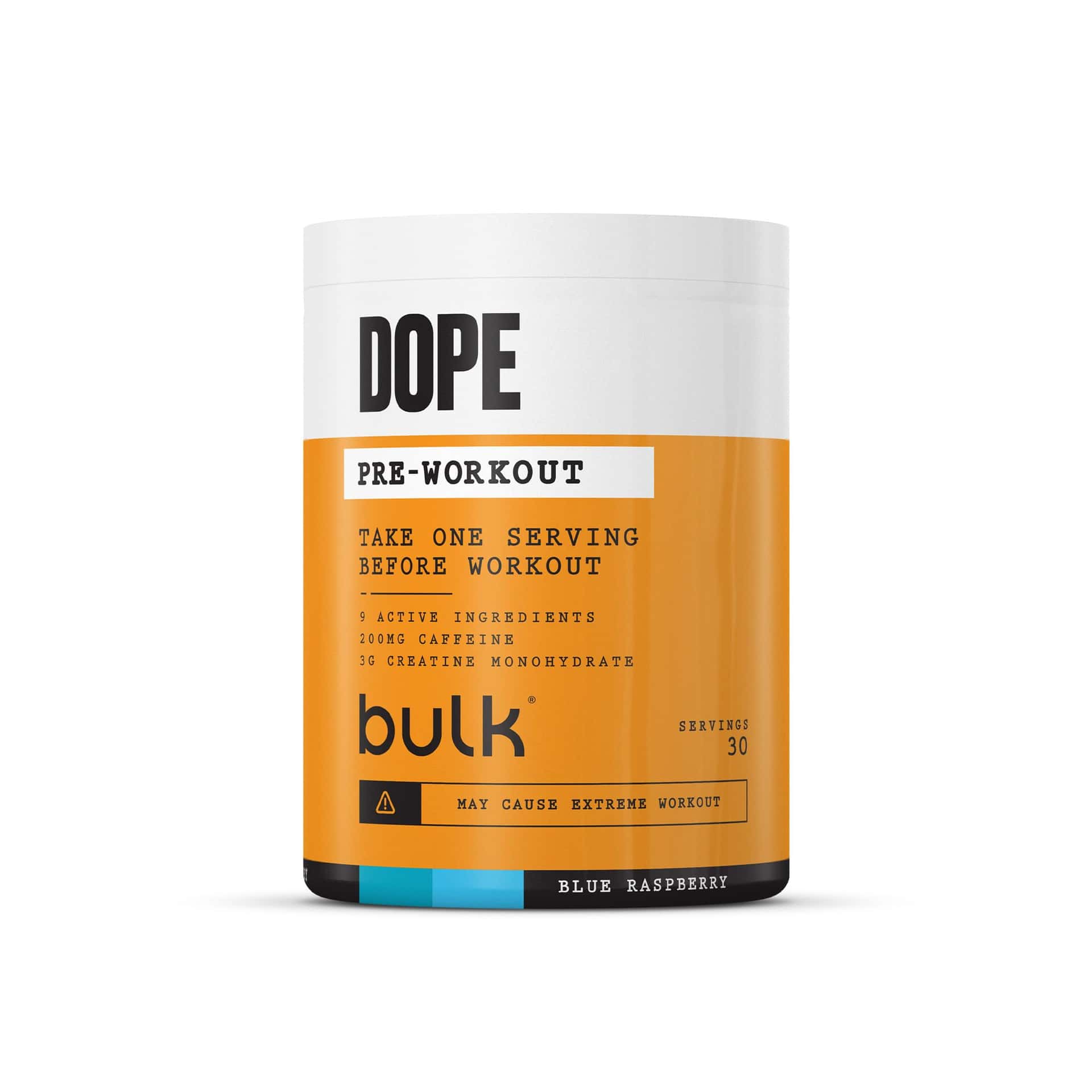 Bulk Poudre Pré-Workout Dope | Blue Framboise | 3g