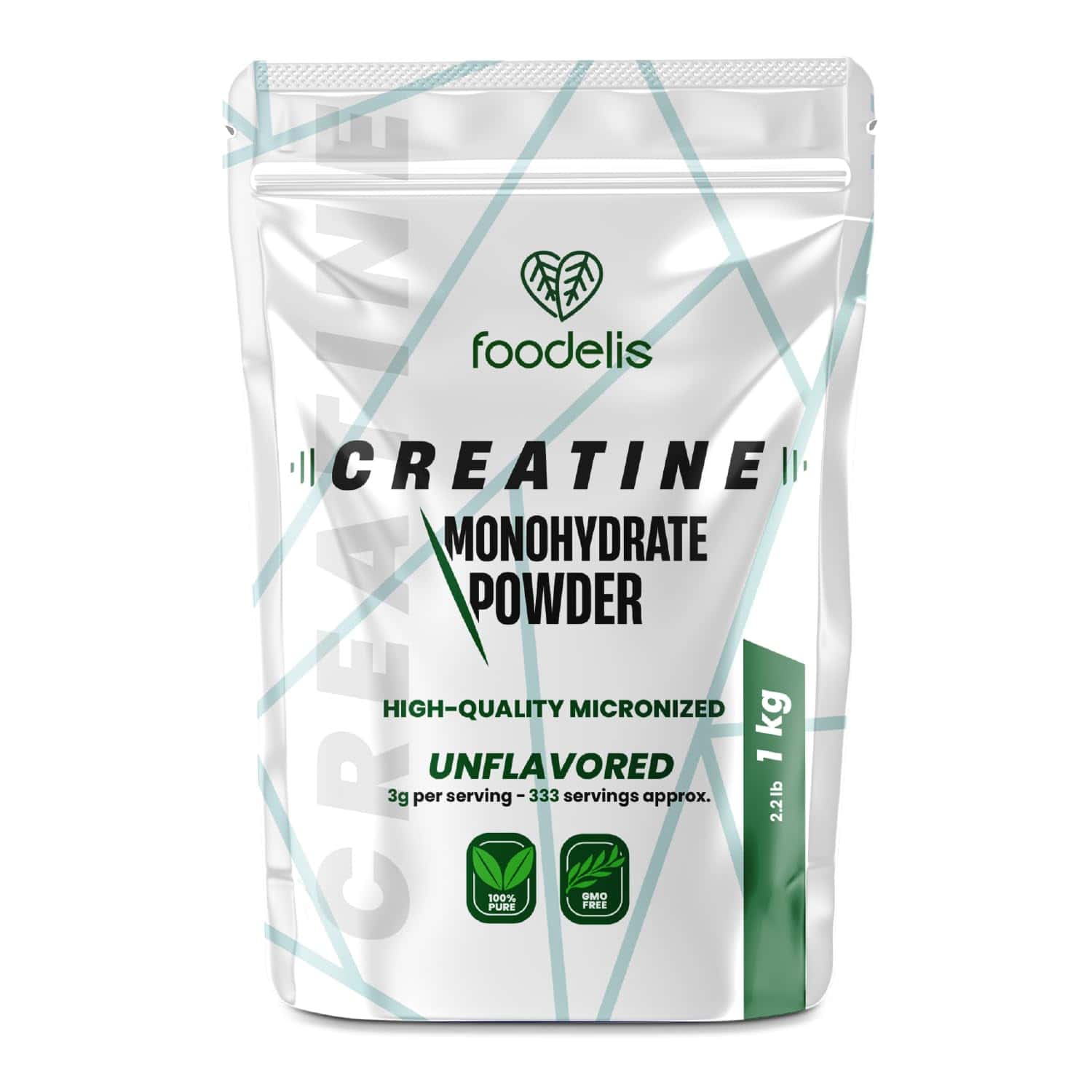 Foodelis Creatina Monohidratada en Polvo 1 kg