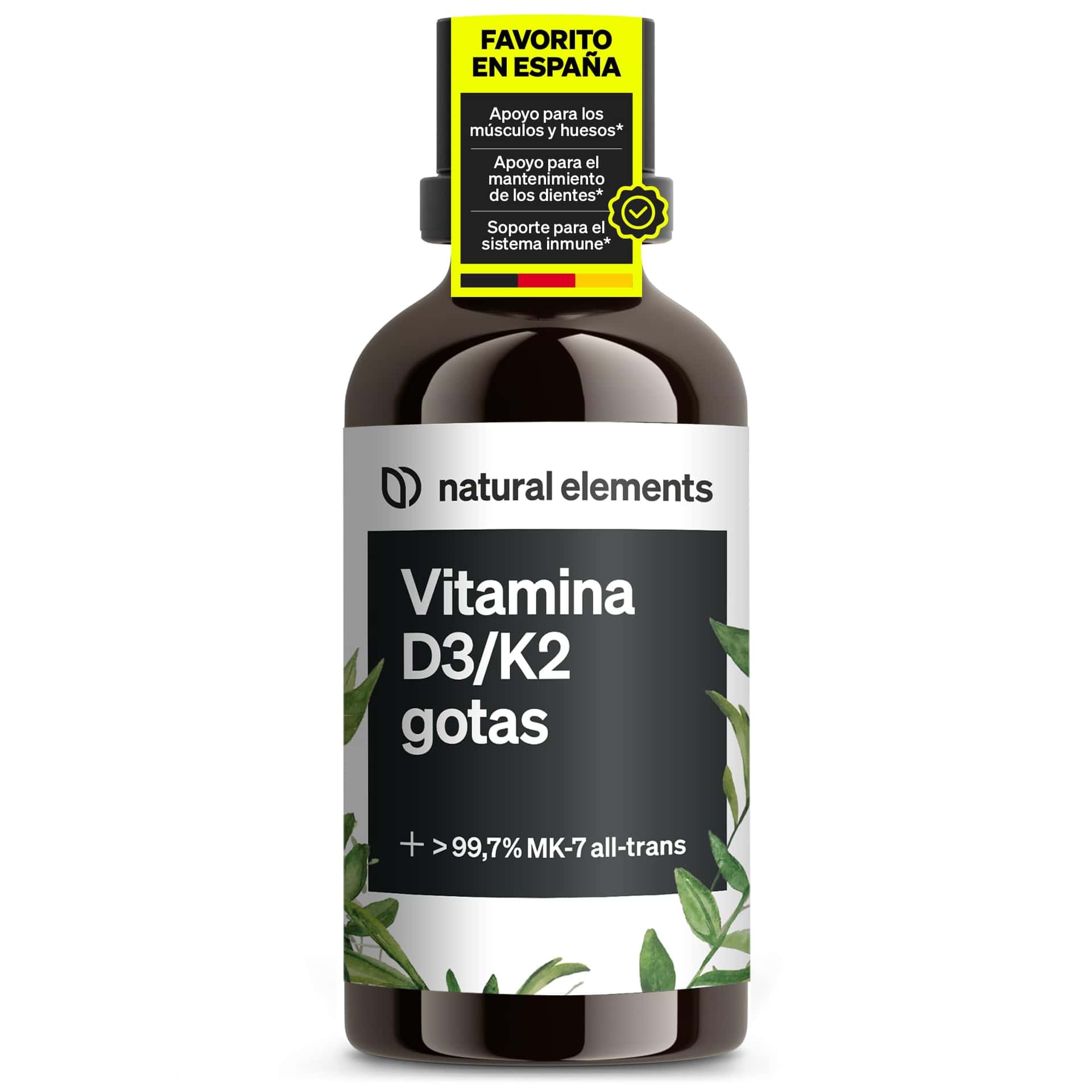 natural elements Vitamin D3 + K2 Tropfen 50ml