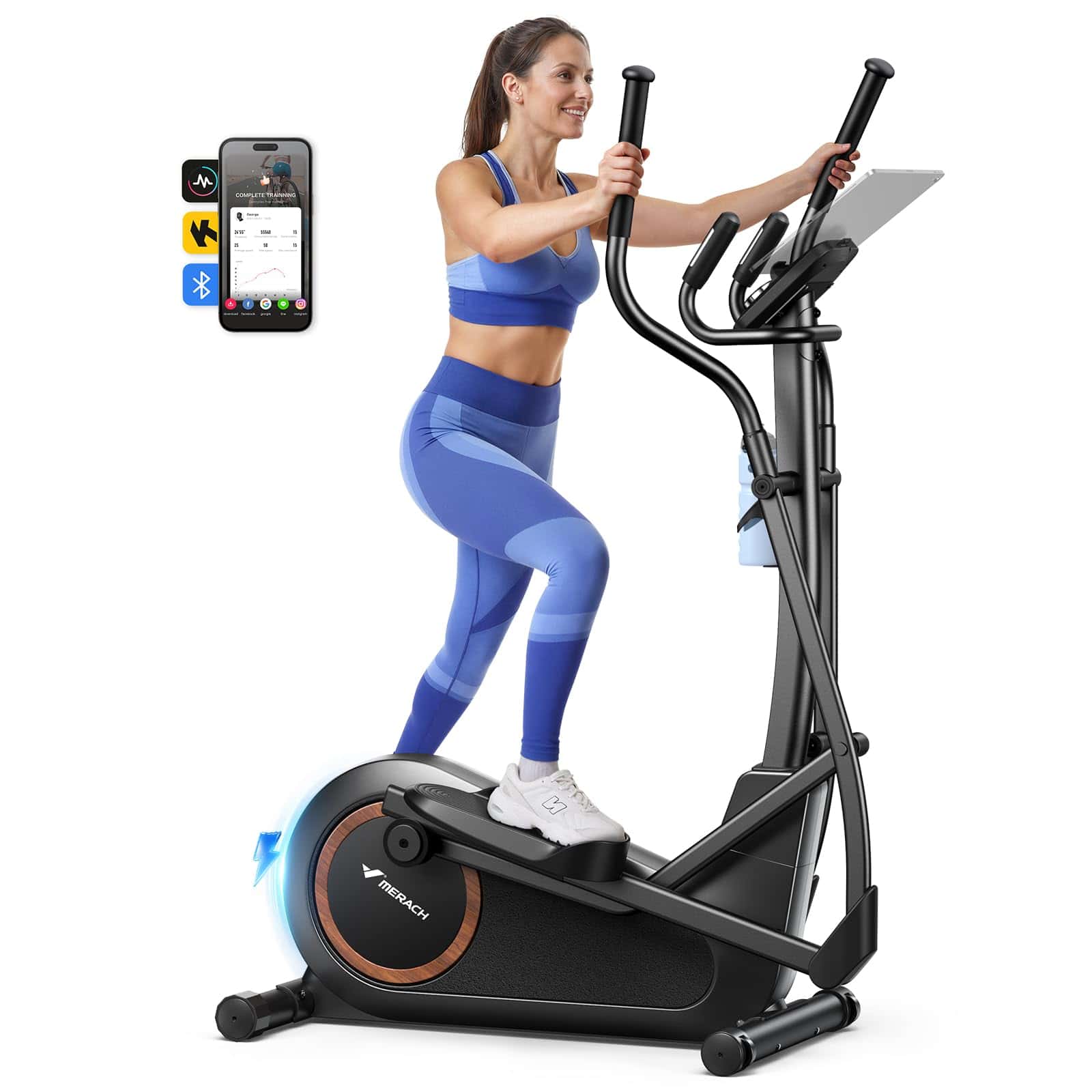 MERACH Selbstbetriebener Crosstrainer für Zuhause