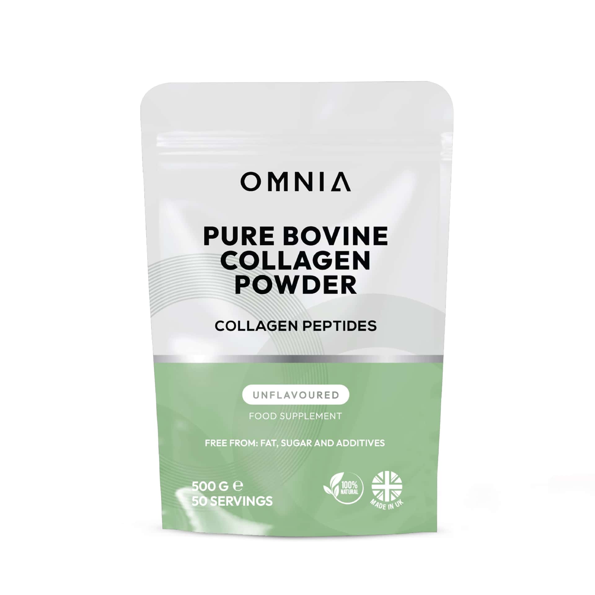 Omnia Pure Bovine Collagen Peptides Powder