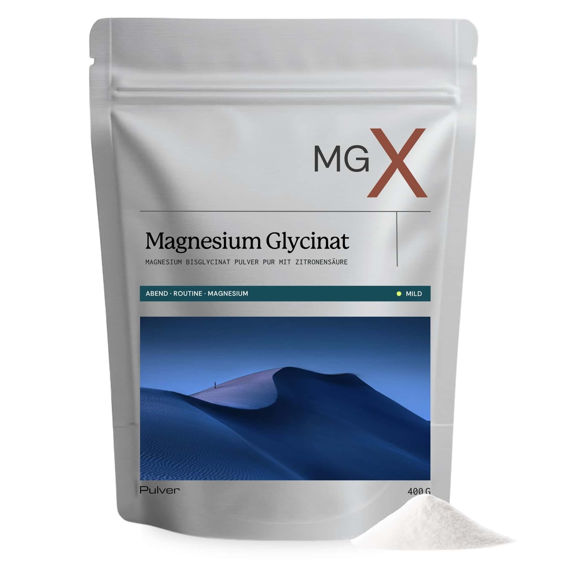 MGX® Magnesium Bisglycinaat Poeder NEUTRAAL [400g