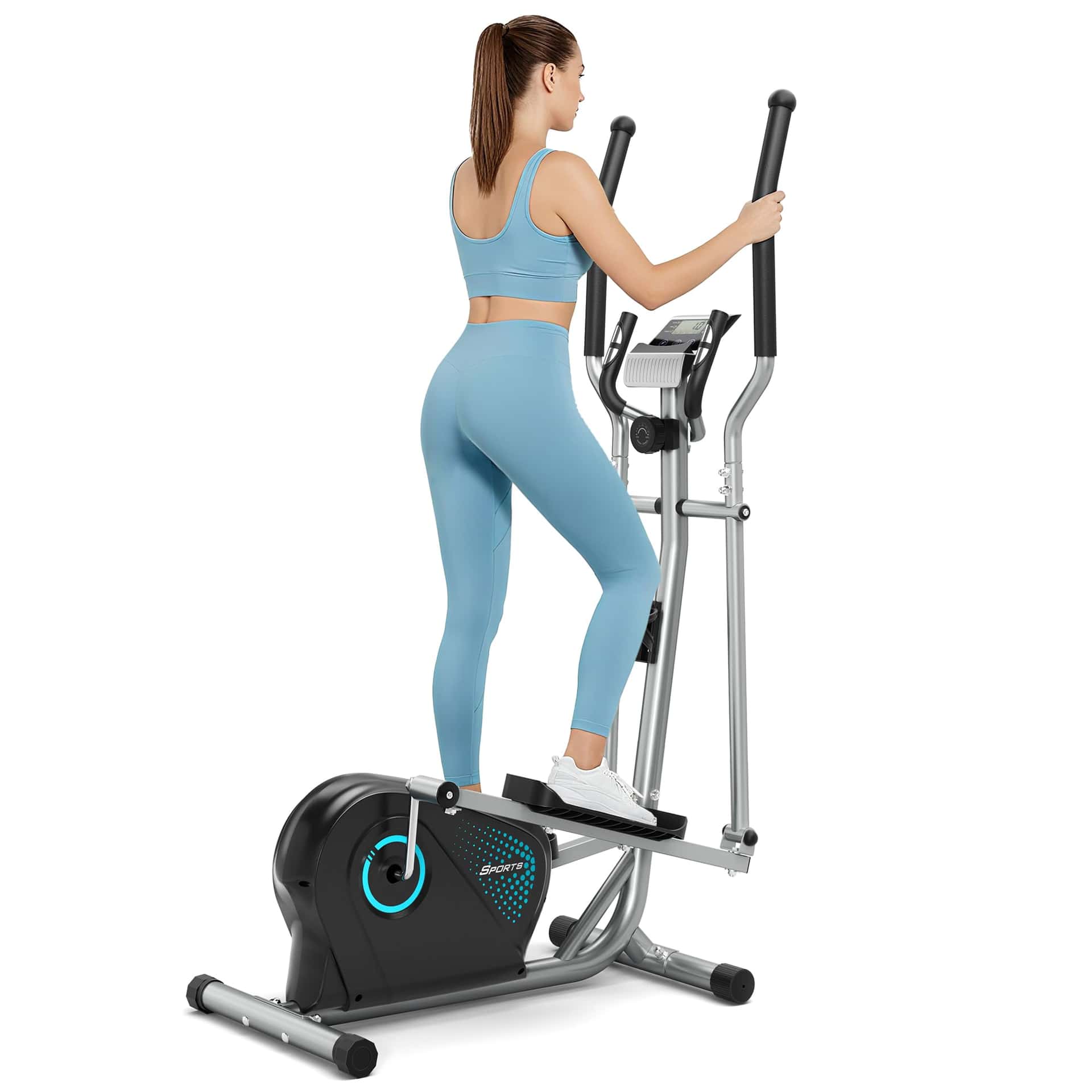 THERUN Crosstrainer, ultraleiser Ellipsentrainer für Zuhause, 6 kg