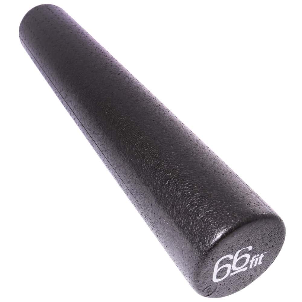 66fit Black Foam Roller 15x90cm