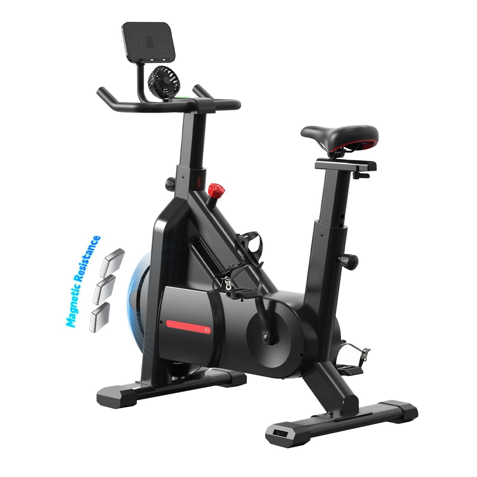 Bluearth Self-Powered Heimtrainer Fahrrad, leise Magnetischem Widerstand,max. 150KG