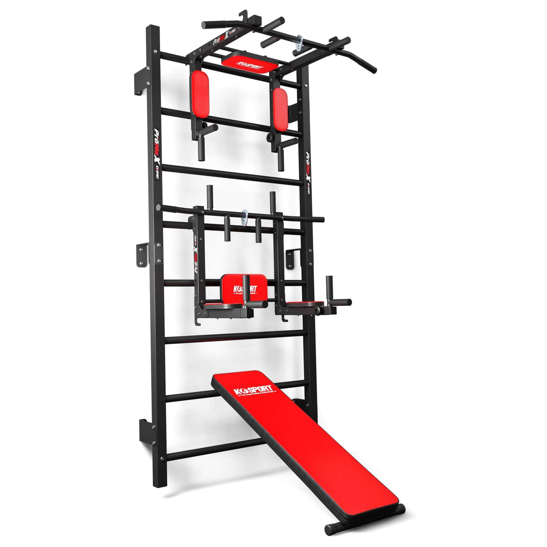 K-Sport: Trainingsset Sprossenwand + Dip Station