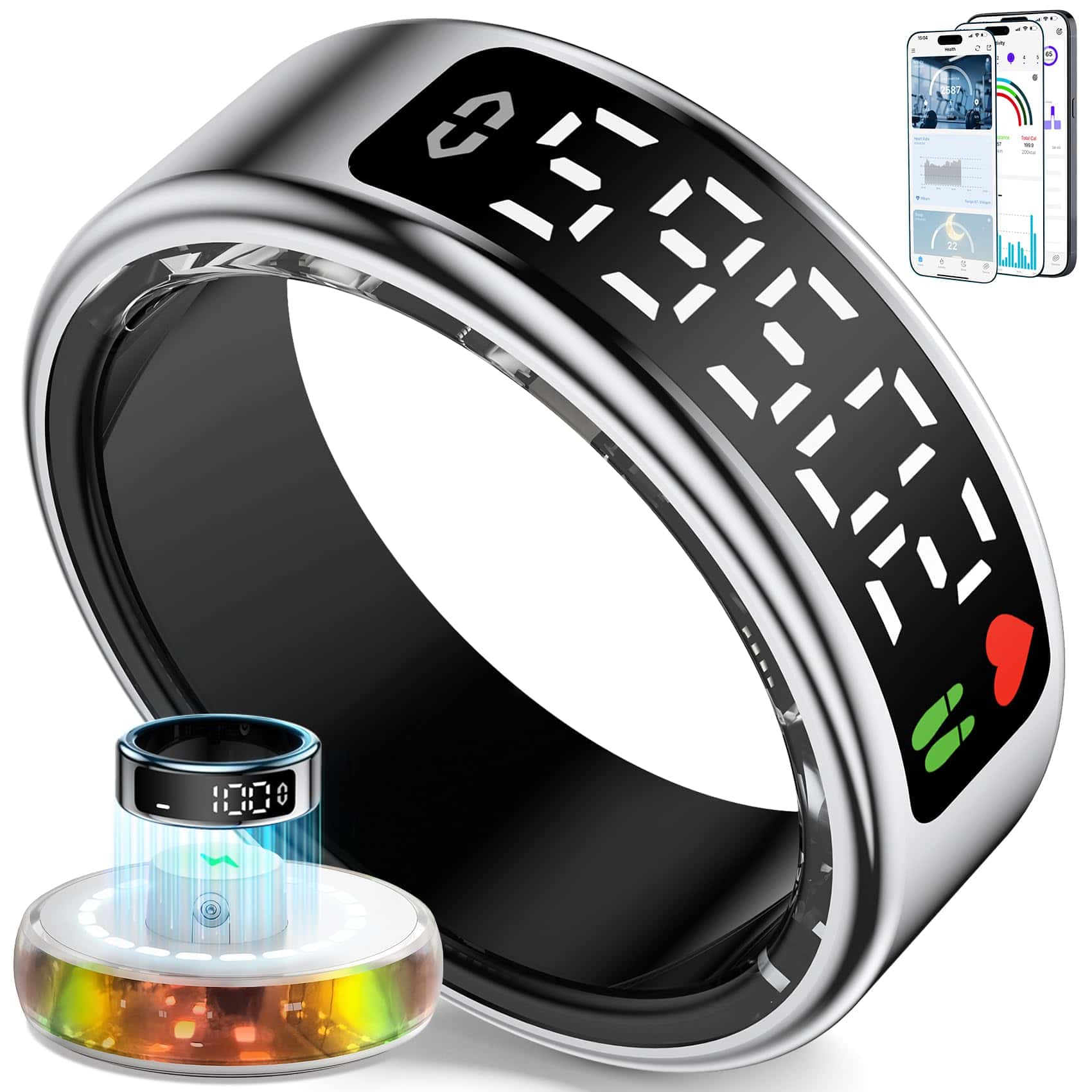 Smart Ring per Uomo Donna