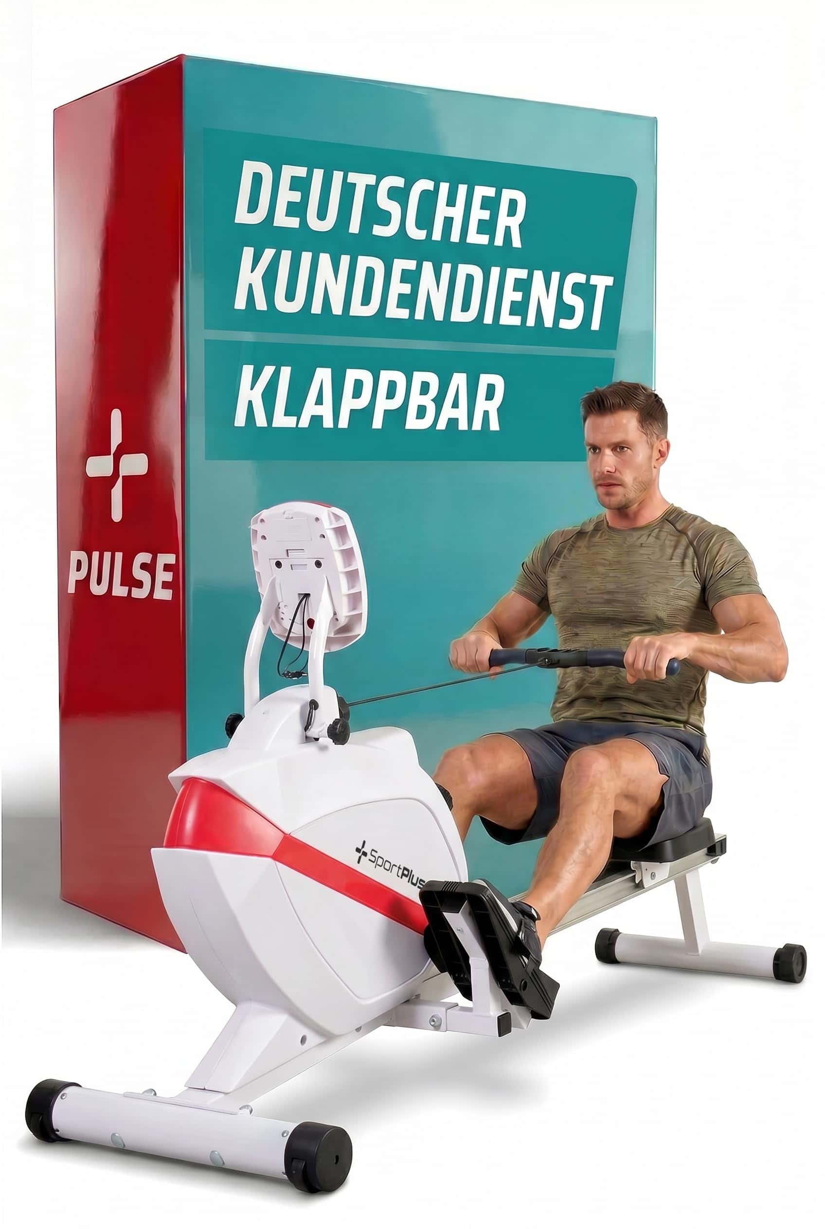 SportPlus Rudergerät für zuhause klappbar