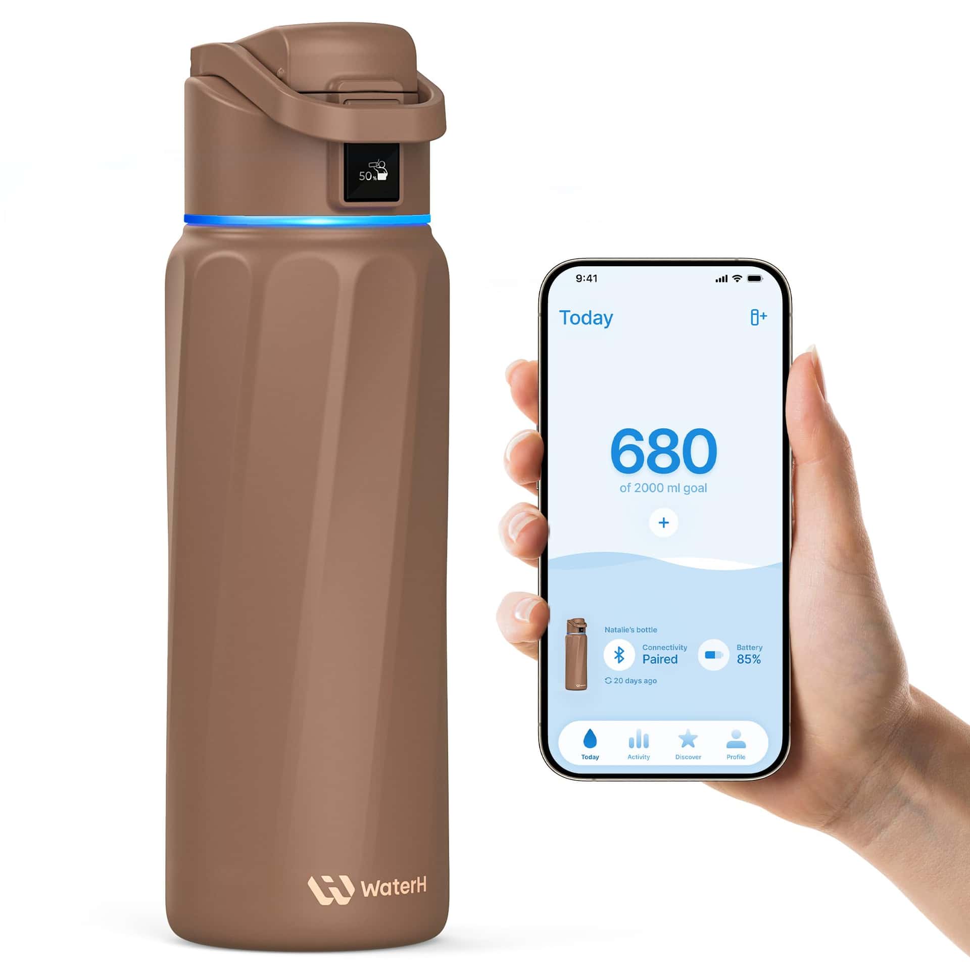 BOOST Smart Water Bottle with Reminder & Tracker