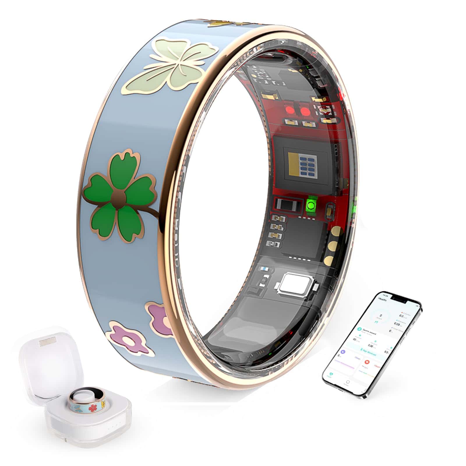 Bague Connectée Élégante pour Femme Homme