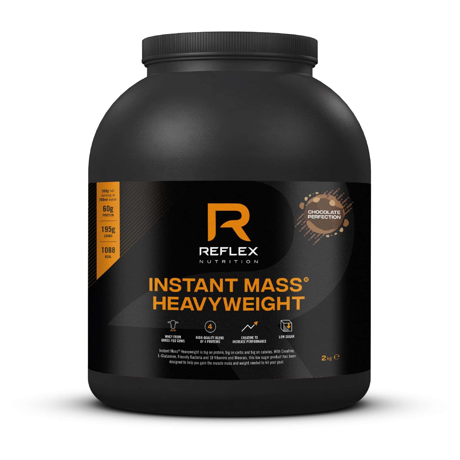 Reflex Nutrition Instant Mass Heavyweight - Mass Gainer - Over 1000 Kcal per Serving, 60g