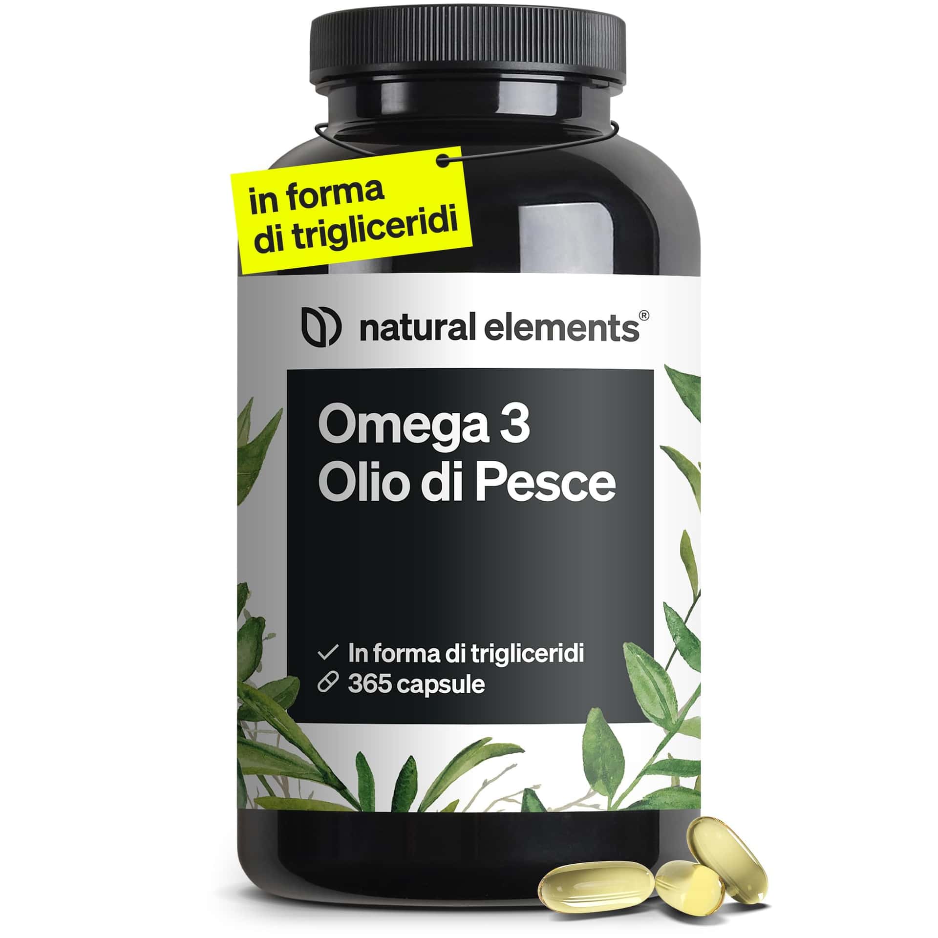 natural elements Omega 3 – 365 Kapseln