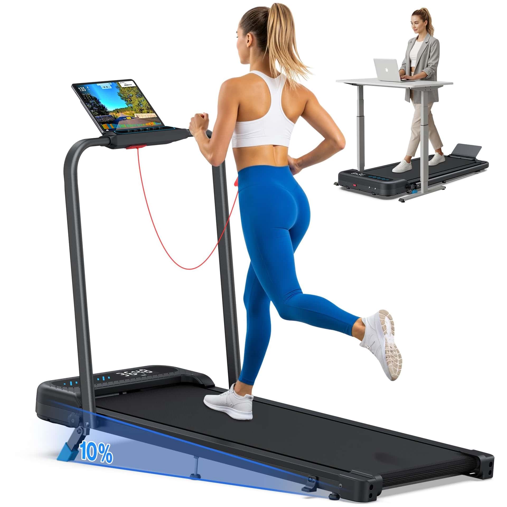 Cardirun Walking Pad with Incline
