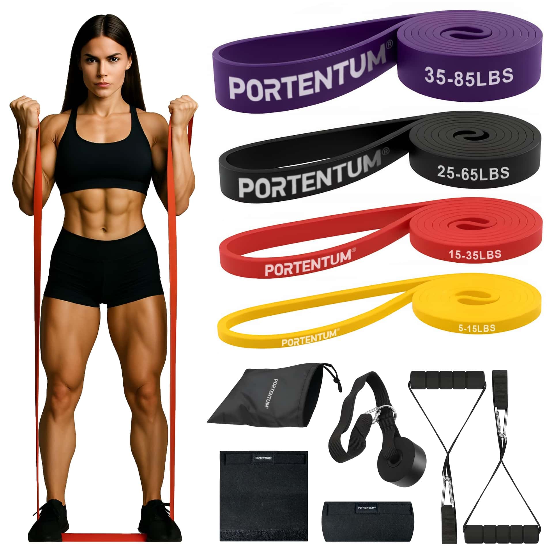 PORTENTUM Bande Elastique Musculation