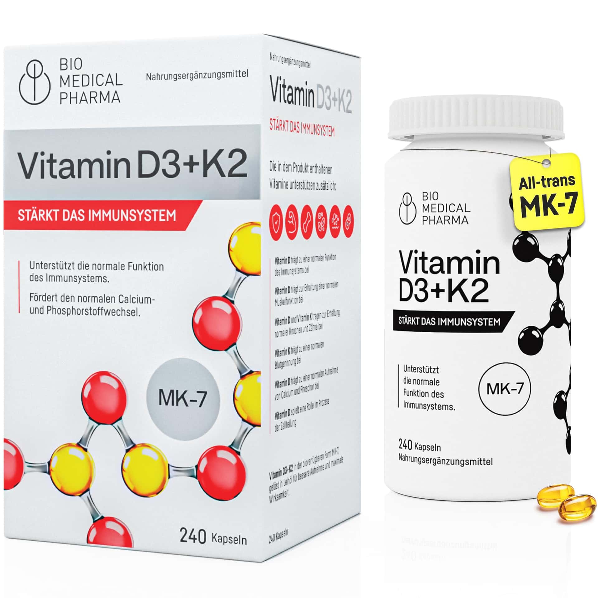 Vitamin D3 K2 Hochdosiert 5000 IE