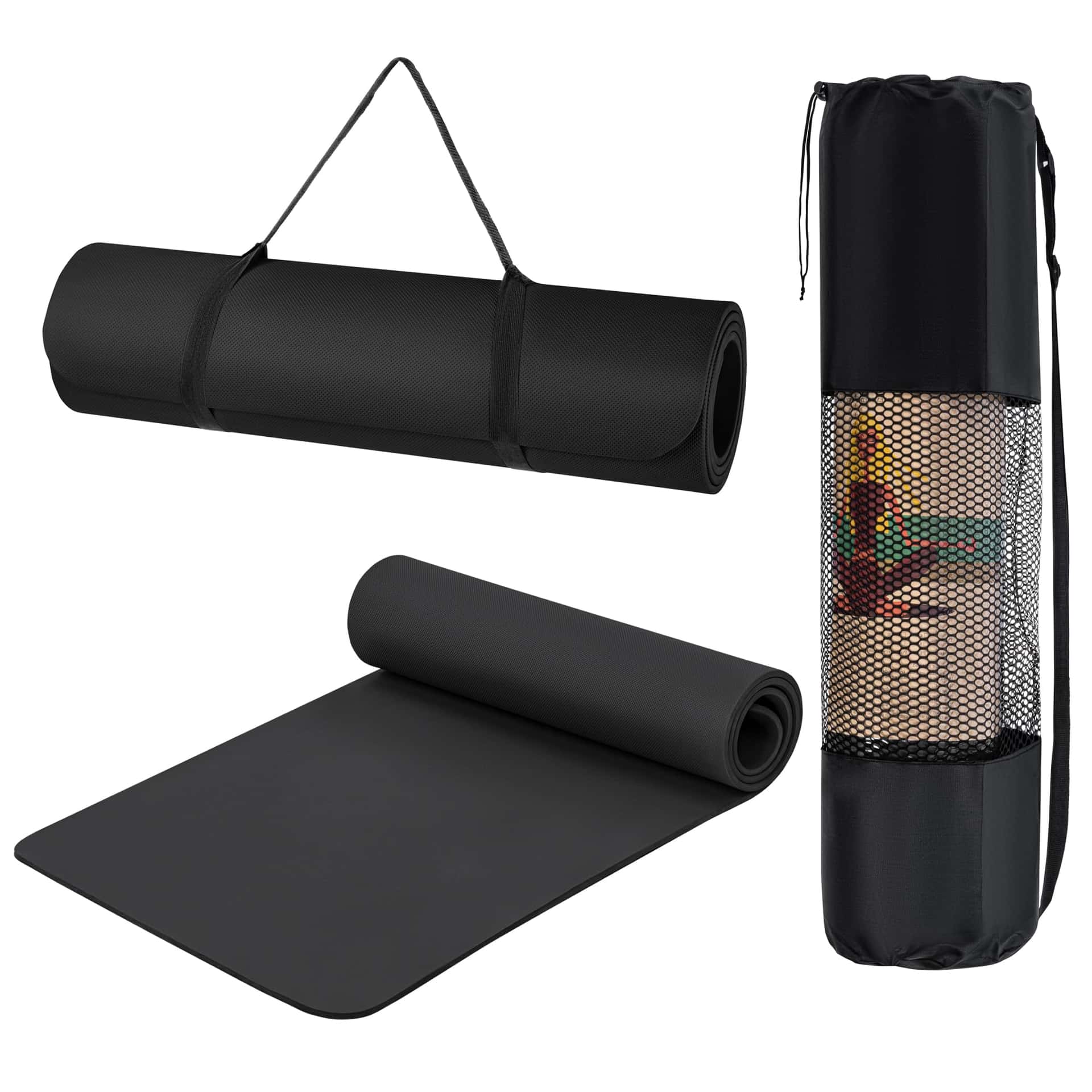 T-LOVENDO.ES Esterilla de Yoga Antideslizante con Funda y