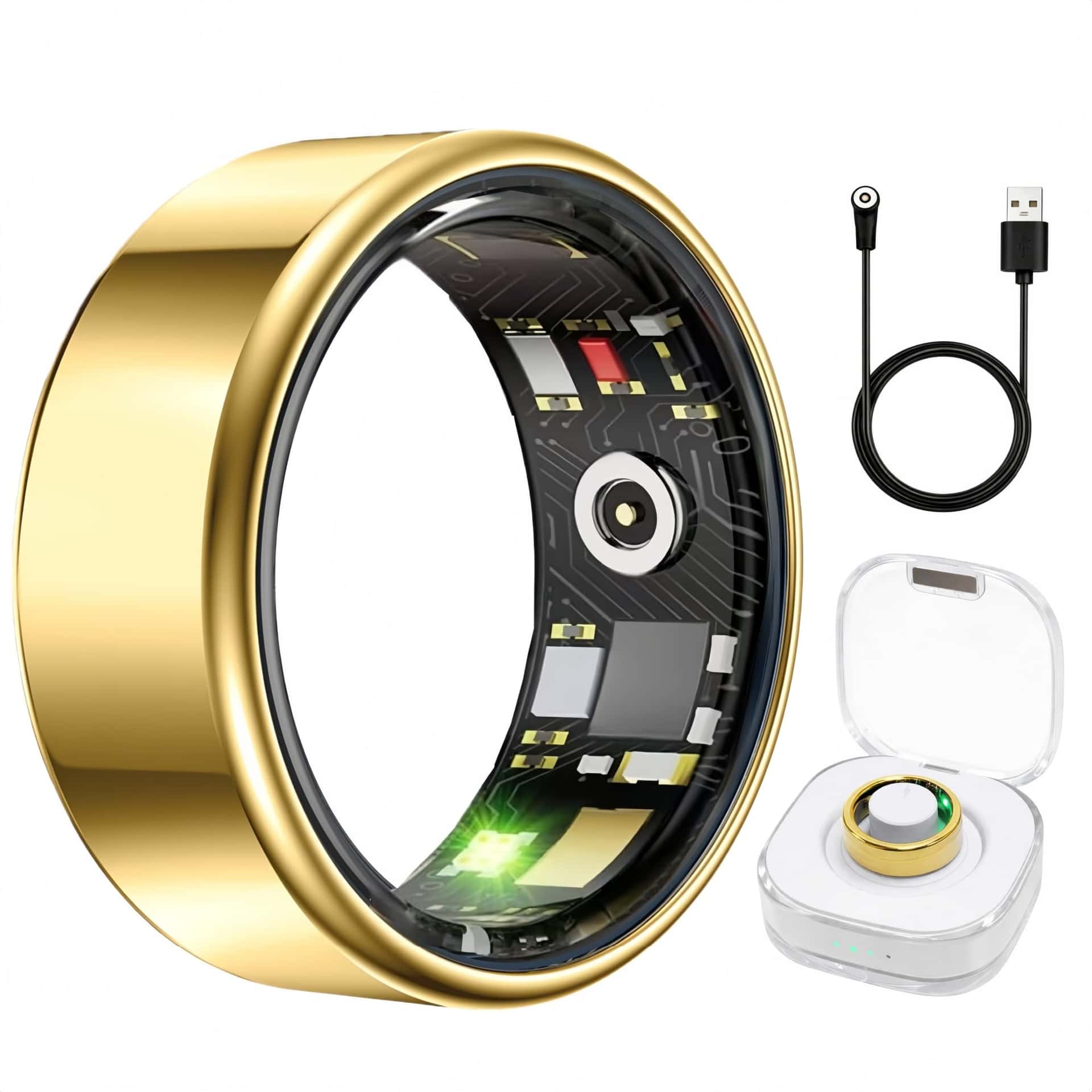 Aoyool Smart Ring Health & Fitness Tracker for Men & Women