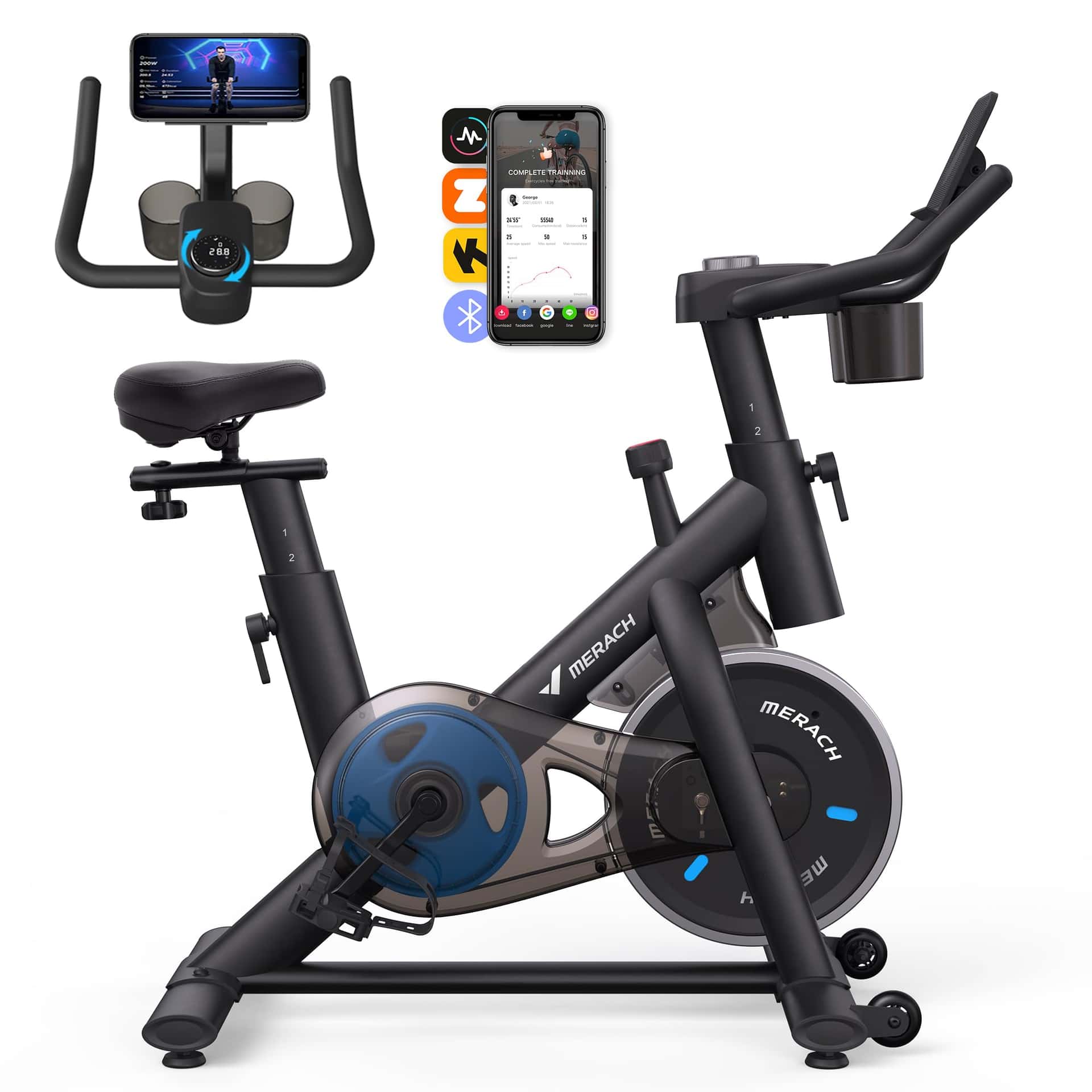 MERACH Heimtrainer Fahrrad