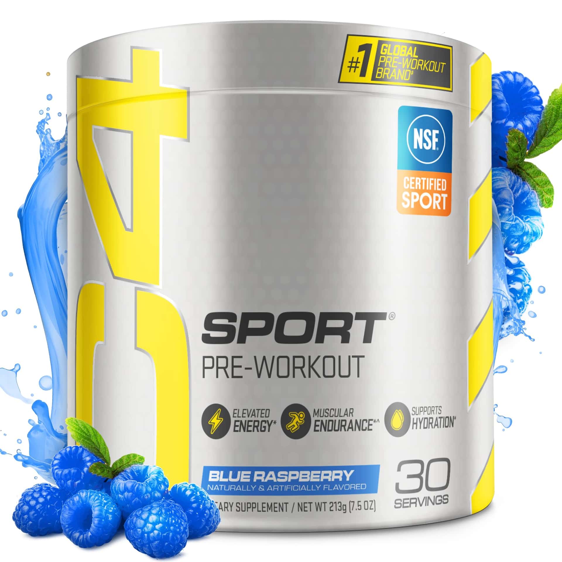 Cellucor C4 Sport Pre Workout Powder Blue Raspberry - Pre Workout Energy with 3g