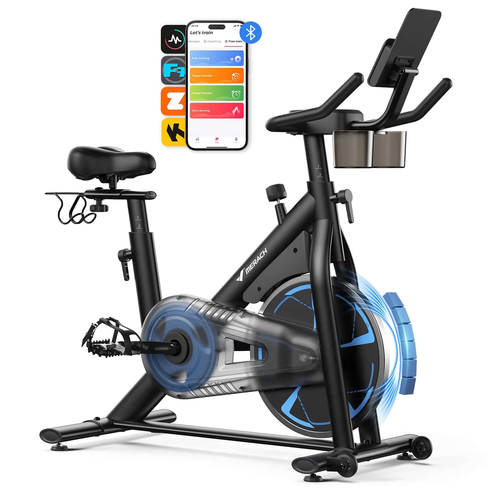 MERACH Heimtrainer Fahrrad mit Magnetischem Widerstand