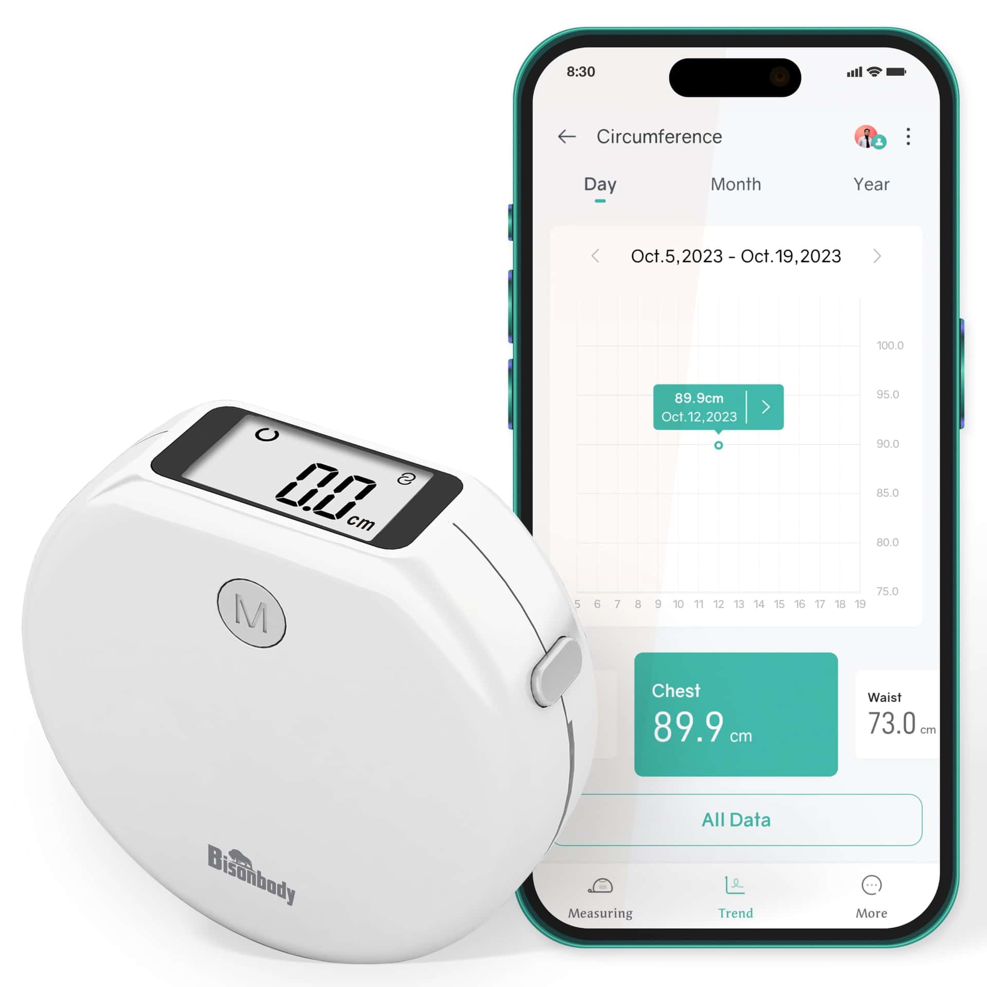 Smart Body Measuring Tape with App