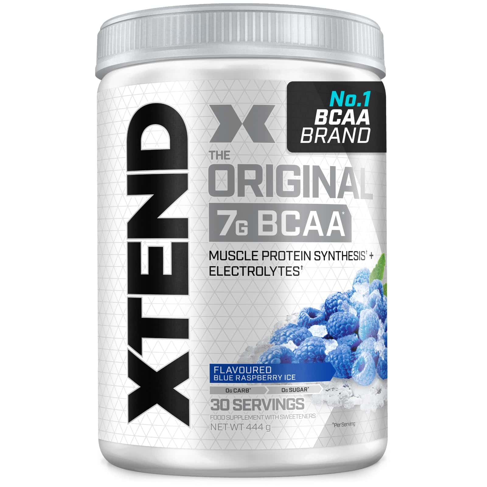 XTEND Original BCAA Powder Blue Raspberry | BCAA-supplement | 7 g