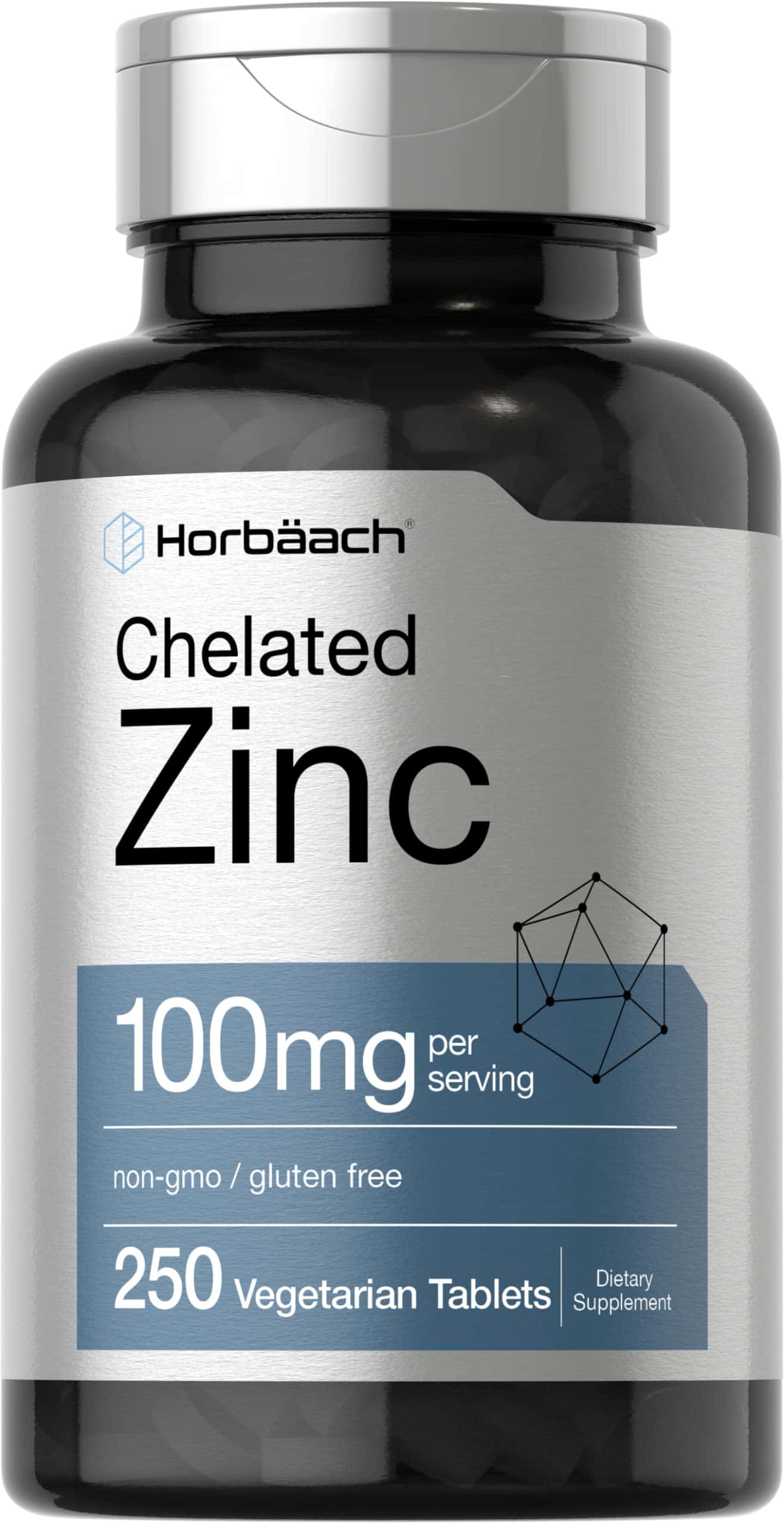 Horbäach Chelated Zinc Supplement 100mg